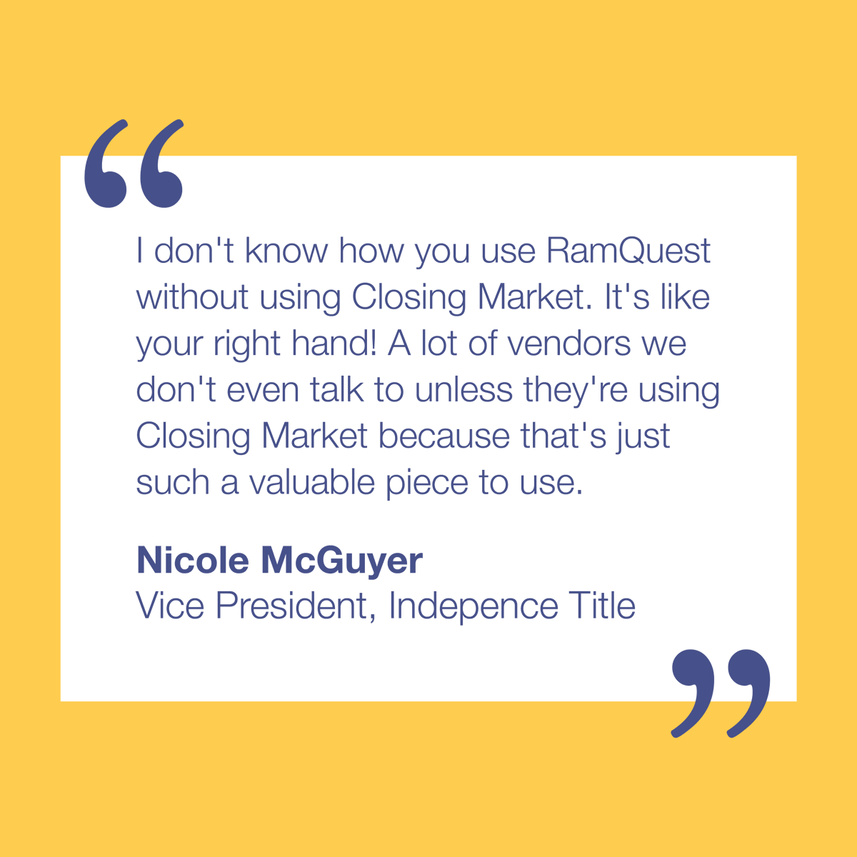 ClosingMarket's tweet photo. See what else our customers have to say about the integrations in Closing Market!
https://t.co/prf80QiKuX https://t.co/uEVrogsR7y