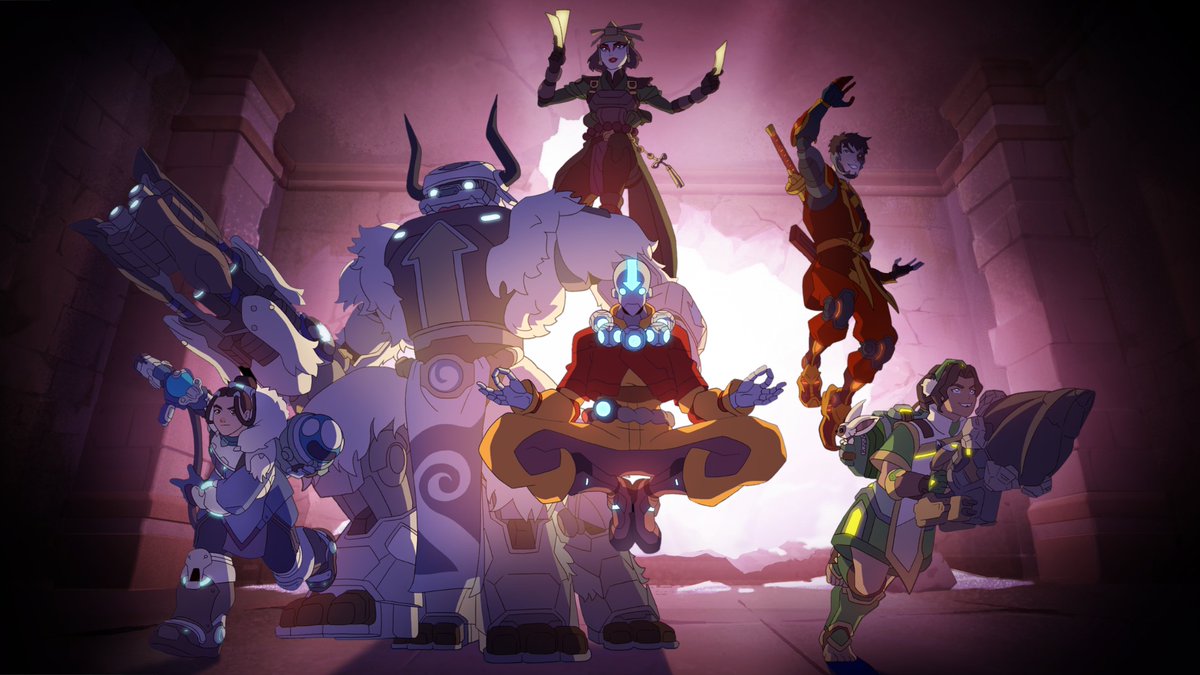PlayOverwatch's tweet photo. The Four Nations are heading your way in Season 14! 🌊🌍🔥💨

In our latest blog, learn more about Overwatch 2 x Avatar: The Last Airbender, and how you can master the elements when this epic collaboration arrives on Dec 17 🤩

📝 https://t.co/T4U65jJ9E7 https://t.co/9cLwjWgAJ5