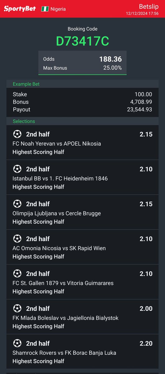 StatsDukeTips's tweet image. D73417C
100ODD
⚽️ 🥅 🏟 
Sportybet

@Mrbankstips @Ekitipikin @AcedTips @joyfultips @LifeOfAdunni @pink_girrll @ConvertsB
