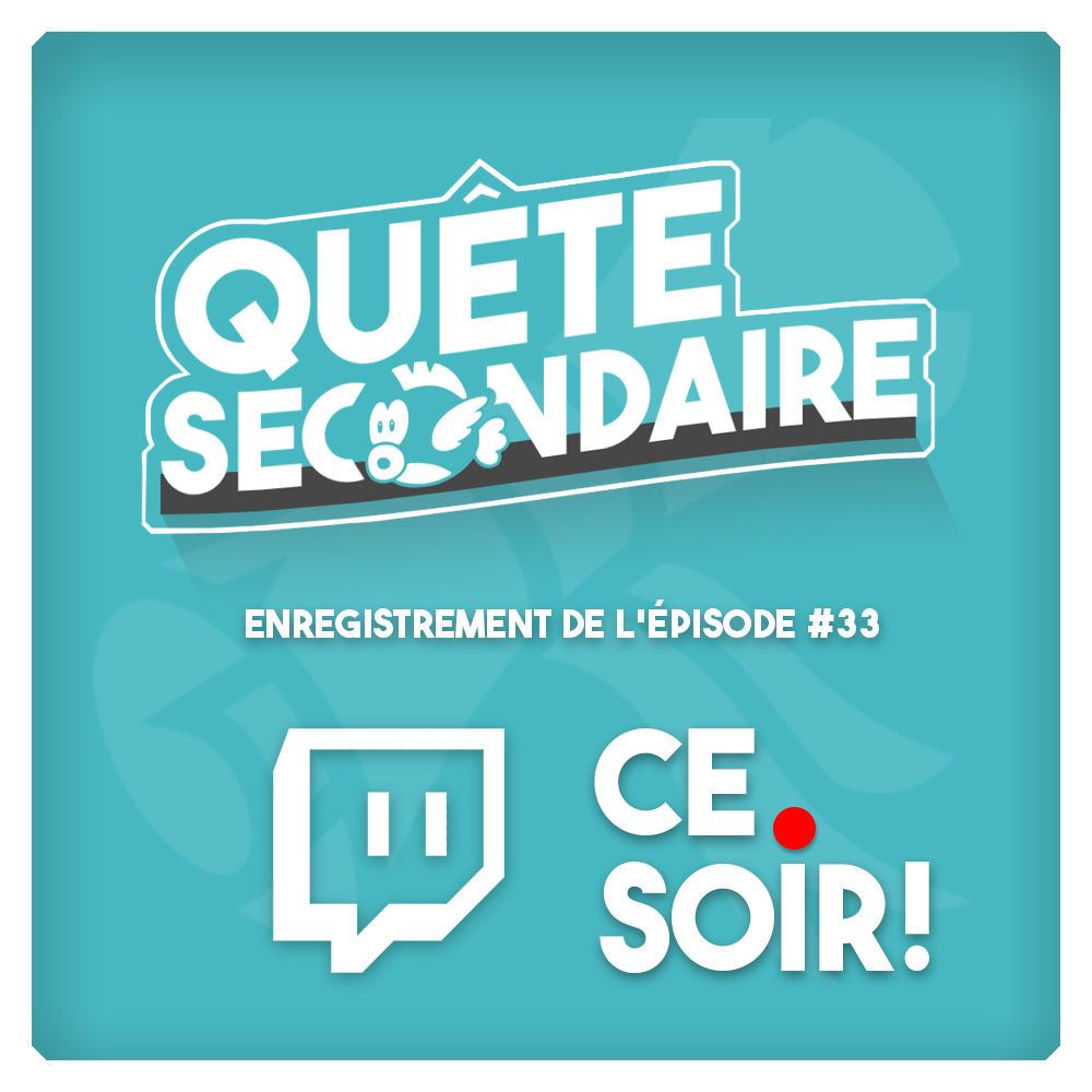 QueteSecondaire's tweet photo. CE SOIR sur Twitch dès 19h00!! 

Game Awards + Enregistrement de l'épisode 33.🏆🎮

Lien en commentaire! https://t.co/E9TBgPEvwn