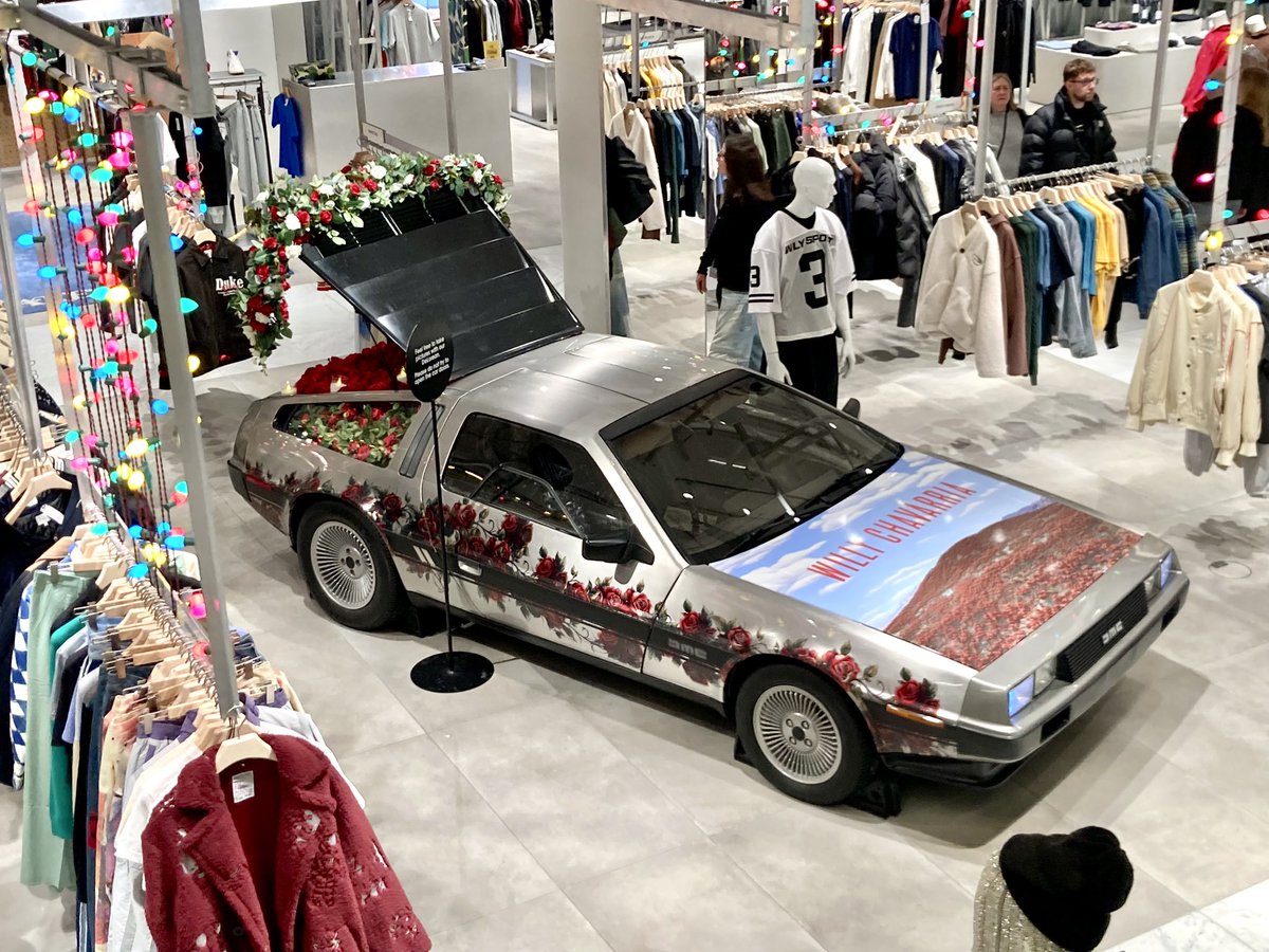 Spotted in Selfridges… no idea who Willy Charriya is but a good use of a flawed icon !