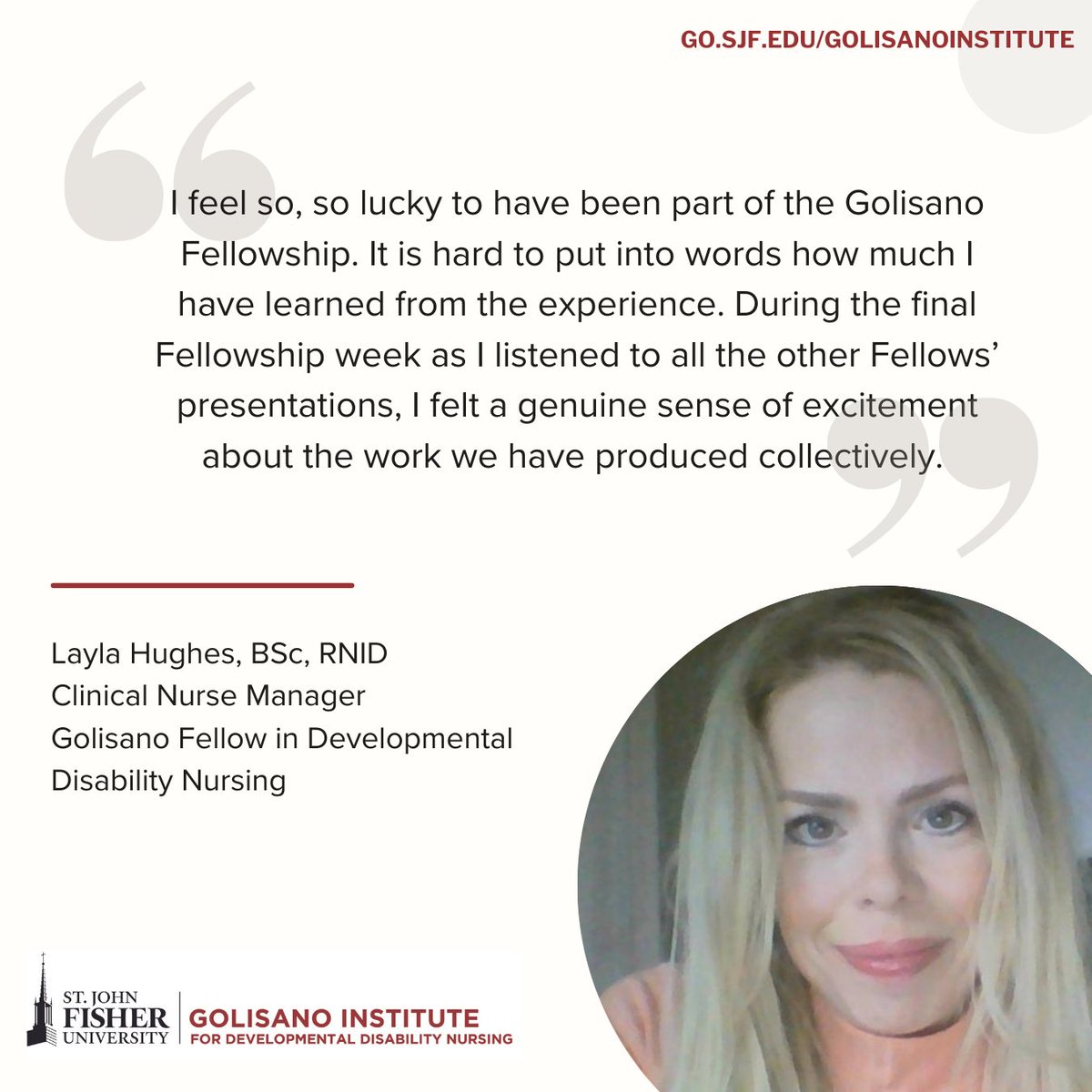 Golisano_Inst's tweet photo. Applications are now open for the 2025-2026 Golisano Fellowship in Developmental Disability Nursing. The deadline to submit an application has been extended to January 1, 2025. Full and partial scholarships are available! https://t.co/ATU9kyCKO2 https://t.co/ySKf7sliqd