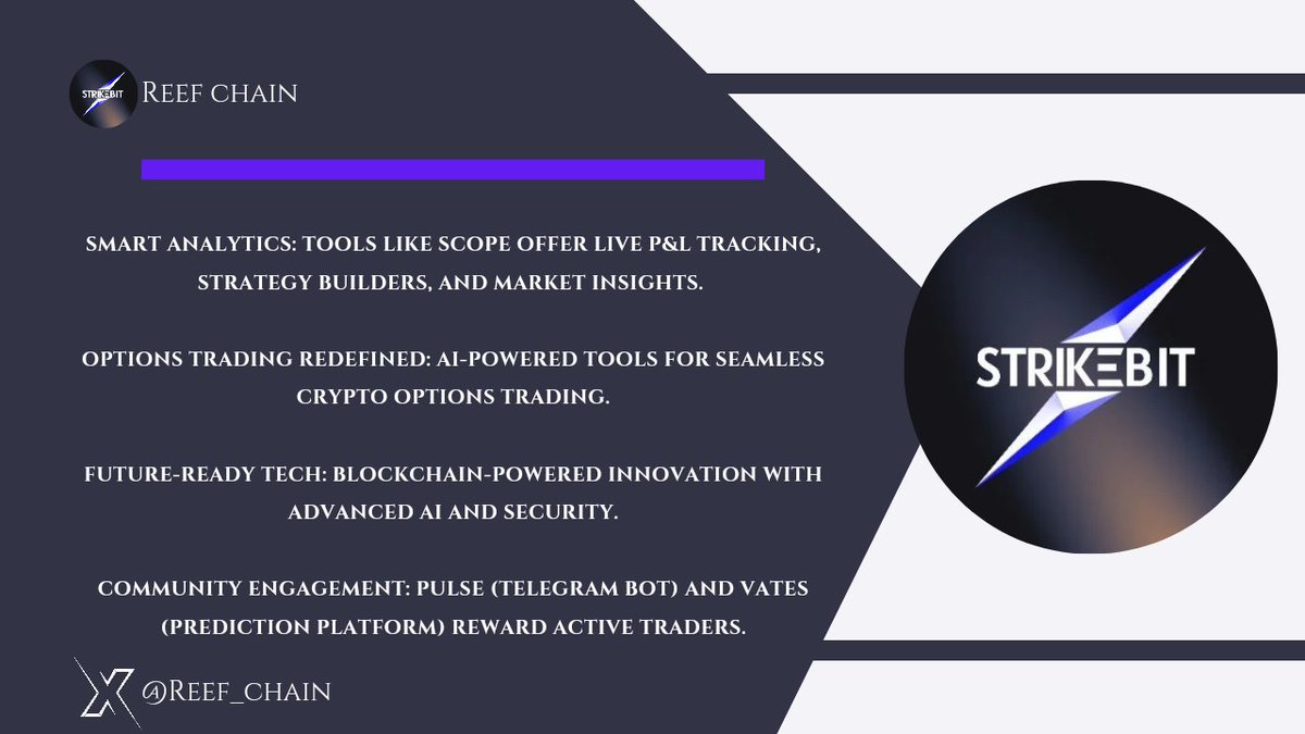 Khing_Depay's tweet image. Discover @StrikeBitDeFI&apos;s key features and increase your trading potential. #Cryptotrading #StrikeBit #BlockchainInnovation.