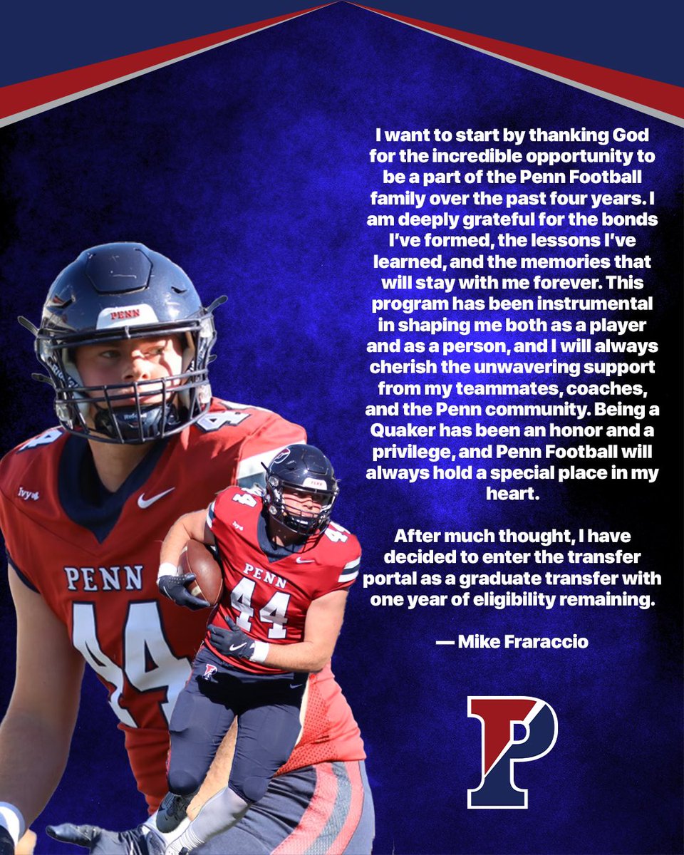 Mikefro44's tweet photo. Mike Fraraccio
6’4 240 lbs
3 Targets
3 Catches, 23 yds
1 TD 
Primarily used as a blocking TE, I have no problem knocking the snot out of someone 

1 year of eligibility remaining https://t.co/YAr7hwmbDy