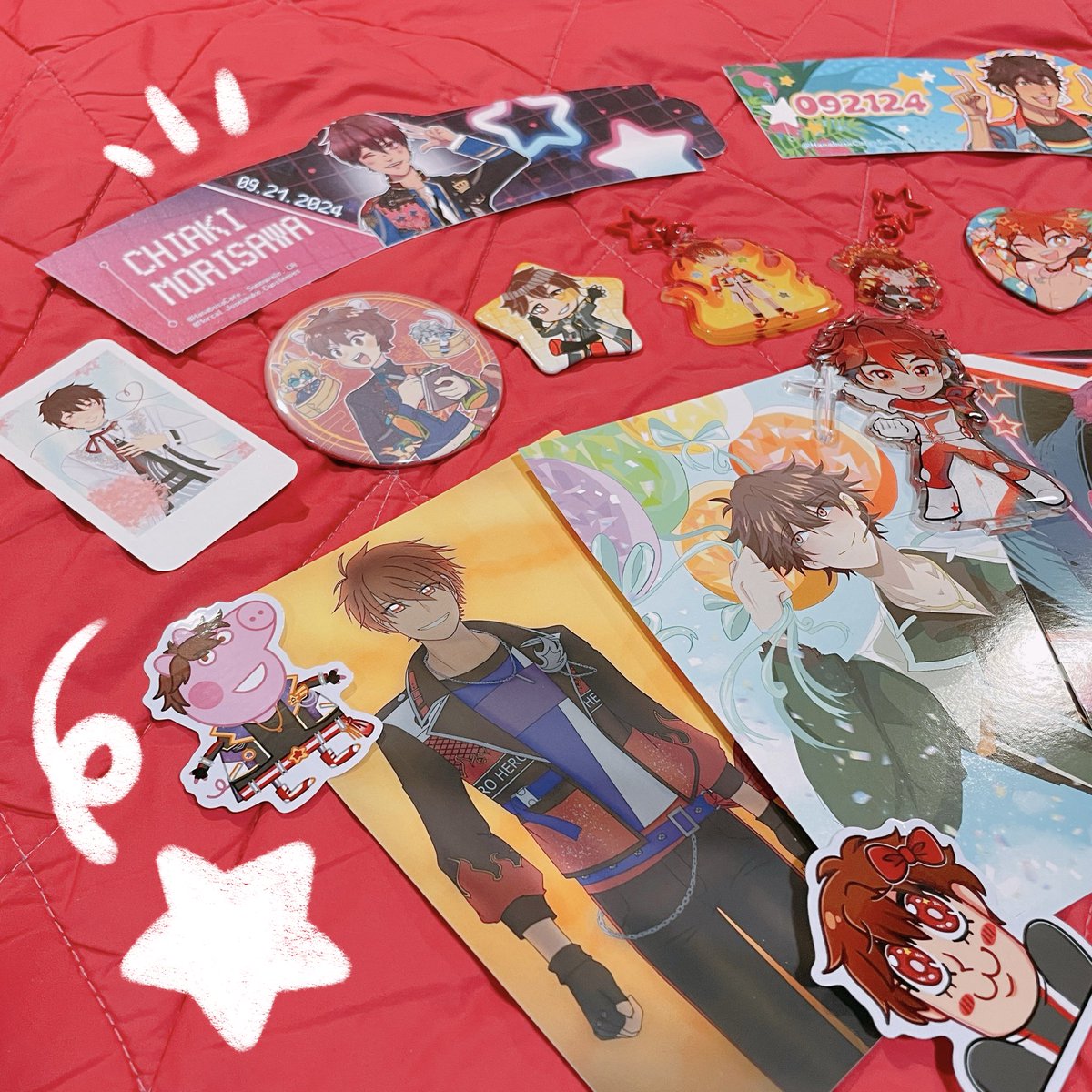 waterfudge's tweet photo. have been occupied with irl stuff and i'm really late to this but a huge thank you again to @HappyHeroDay_MC for letting me be a part of this, was living vicariously through the super fun pics of the event itself 🔥❤️🥺 https://t.co/5AWr2xRMx2
