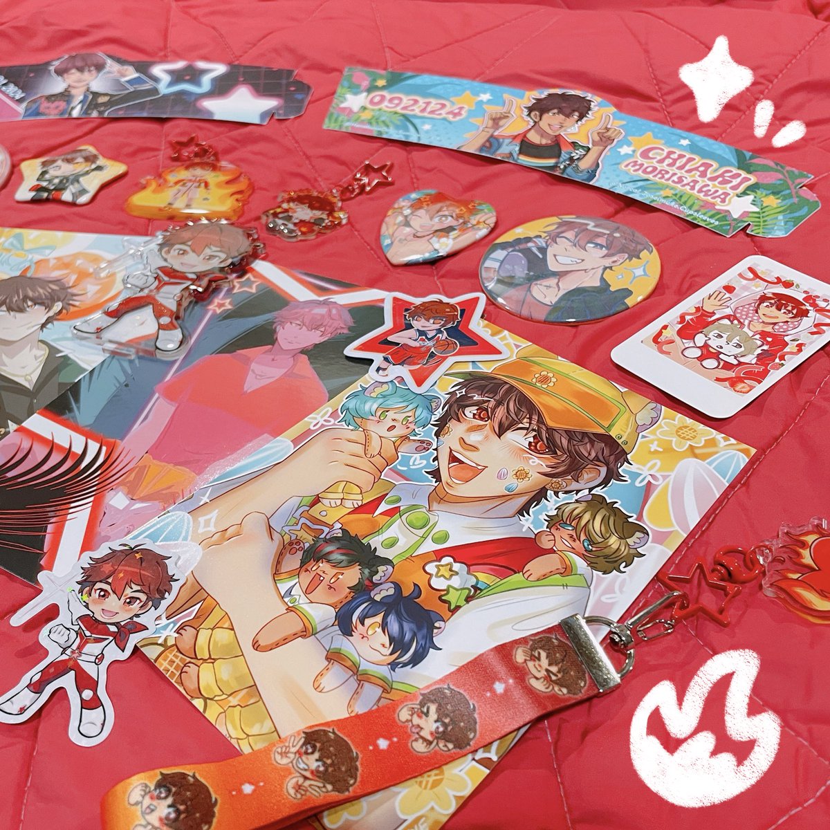 waterfudge's tweet photo. have been occupied with irl stuff and i'm really late to this but a huge thank you again to @HappyHeroDay_MC for letting me be a part of this, was living vicariously through the super fun pics of the event itself 🔥❤️🥺 https://t.co/5AWr2xRMx2