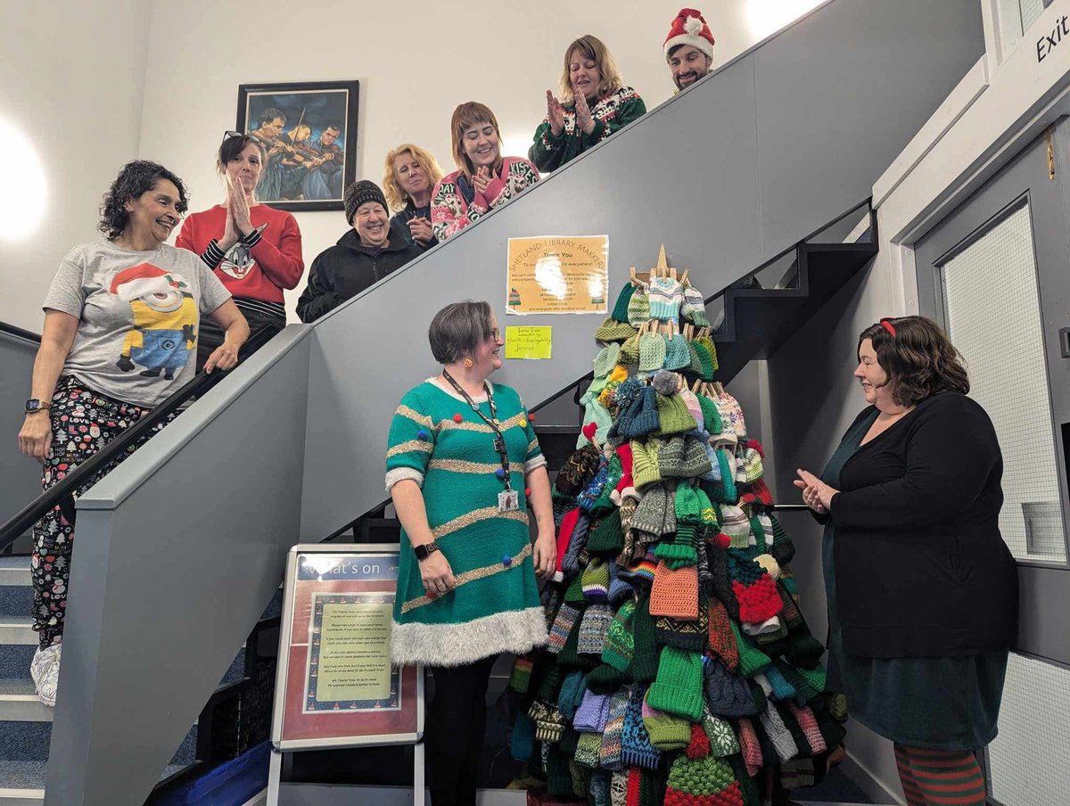 ShetlandLibrary's tweet image. 🎄Our Christmas Toorie Tree has been officially unveiled! 🎄
shetland.gov.uk/libraries/news…