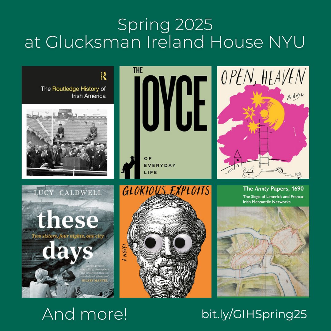 We are so excited to announce our Spring 2025 events calendar! We hope you'll join us for another semester of book launches, lectures, and more. 

We look forward to seeing you in 2025! 

Learn more and register: bit.ly/GIHSpring25