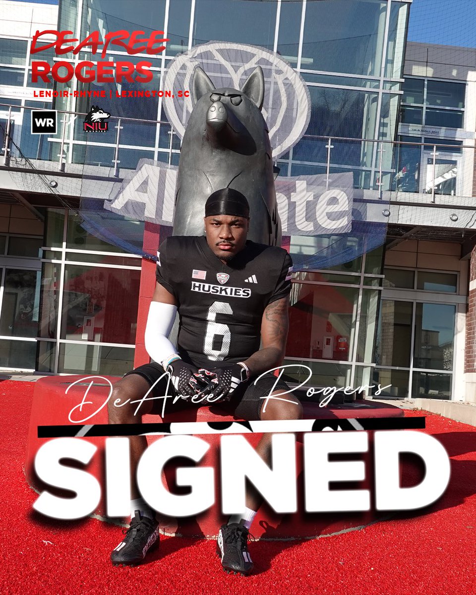 NEW HUSKIE ALERT🚨✍🏼 NSD2️⃣5️⃣

Our newest pass-catcher <a href="/DeareeRogers/">DeAree Rogers</a> is a big time game breaker with the ball in his hands!! He’s from Lexington, SC and is coming from Lenoir-Rhyne University‼️

#HU2KIE5 | #TheHardWay 🤘🏽🐾
