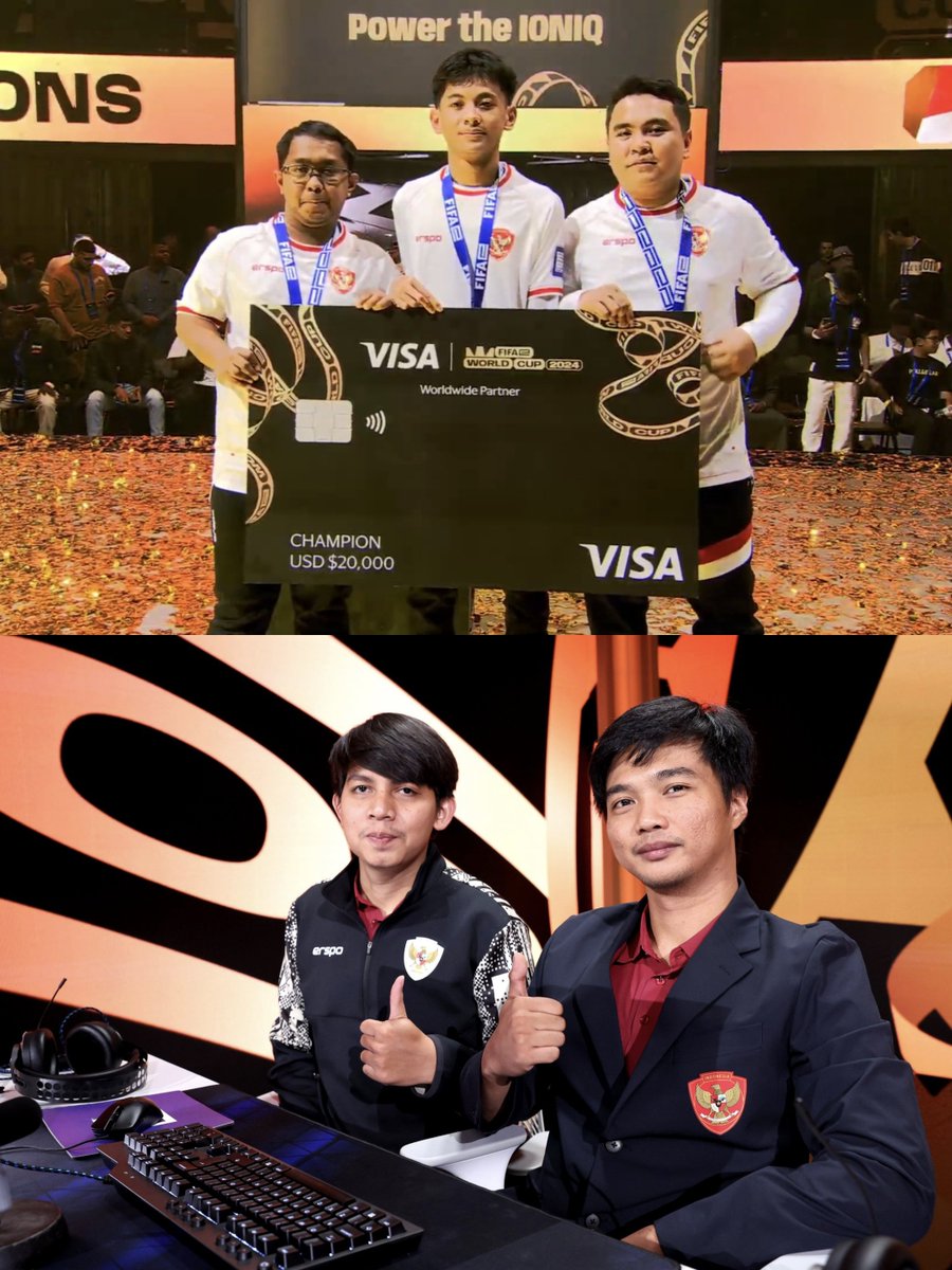 idextratime's tweet photo. Juara dunia Football Manager 2024 ✅
Juara dunia eFootball 2024 ✅ https://t.co/cEQI9VubfV