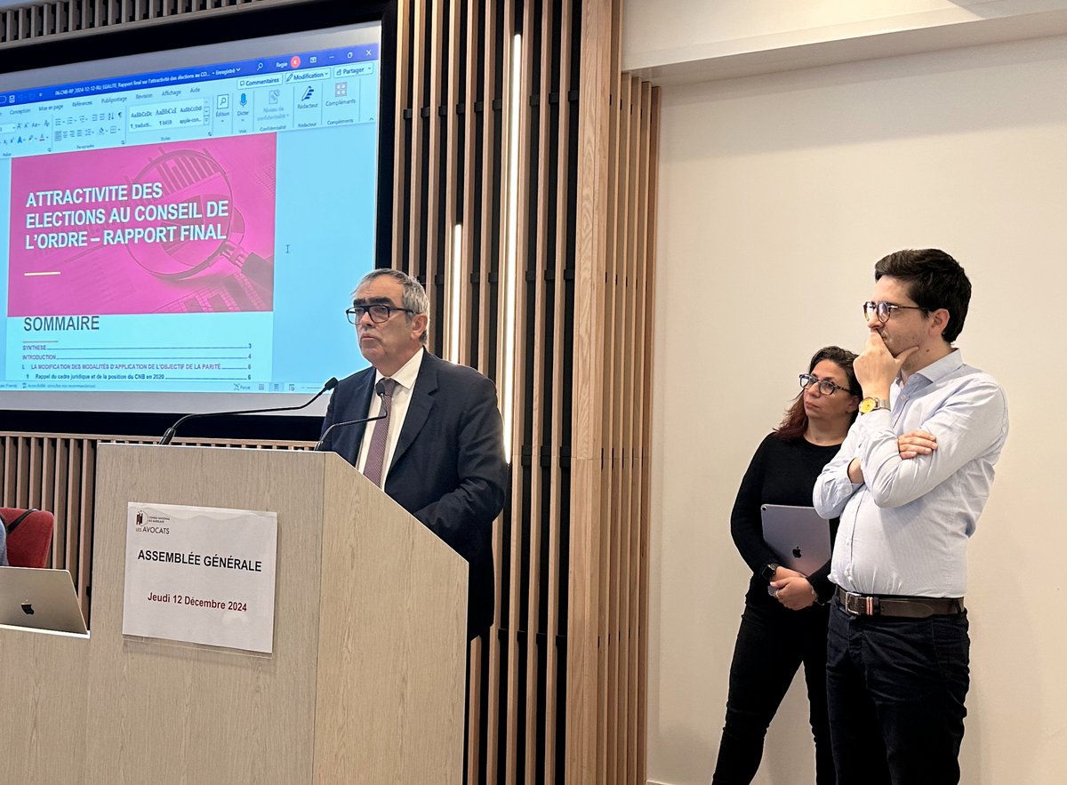 Conseil national des barreaux - les avocats tweet media