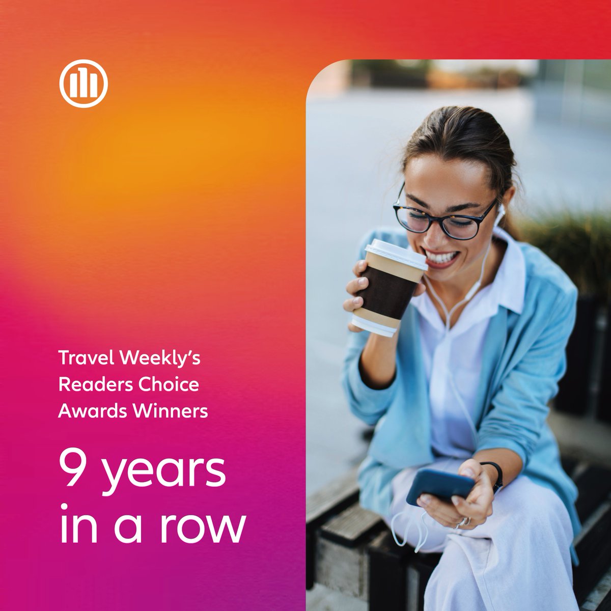 Winning <a href="/travelweekly/">Travel Weekly</a>'s Readers Choice Awards 9 years in a row shows our consistent dedication to travelers and partners! 🏆
Explore bit.ly/4iMxyOX to learn more about the advantages of partnering with a leader in both #traveladvisor and #customersupport. 🤝