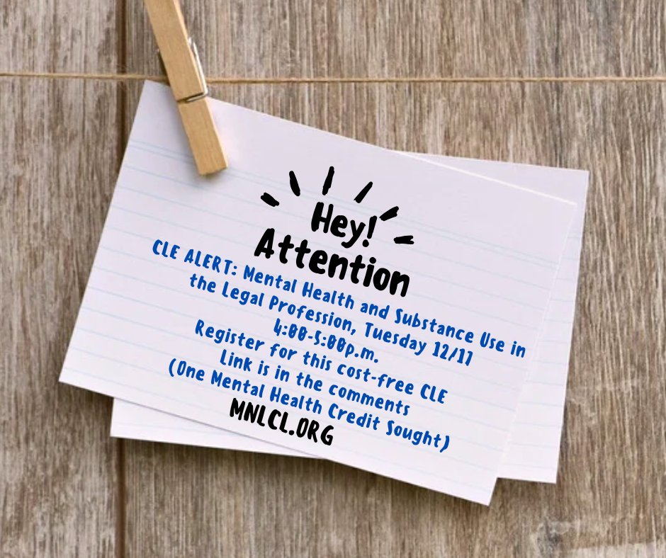 Lawyers Concerned for Lawyers - MN tweet media