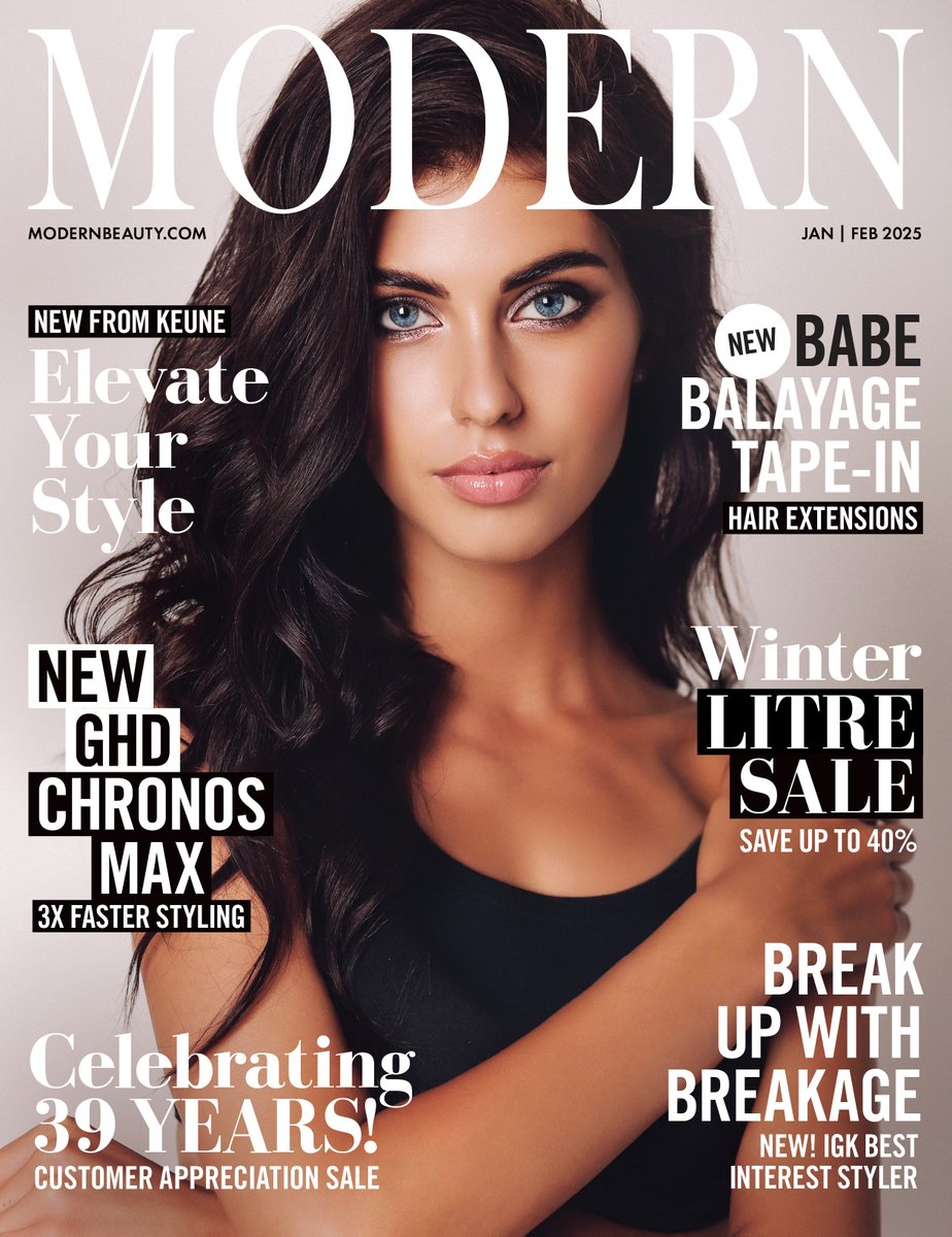 Ring in the New Year with our new catalogue! Shop everything our Jan/Feb catalogue has to offer, from new products to huge savings on litres ✨ View in-store or online at modernbeauty.com