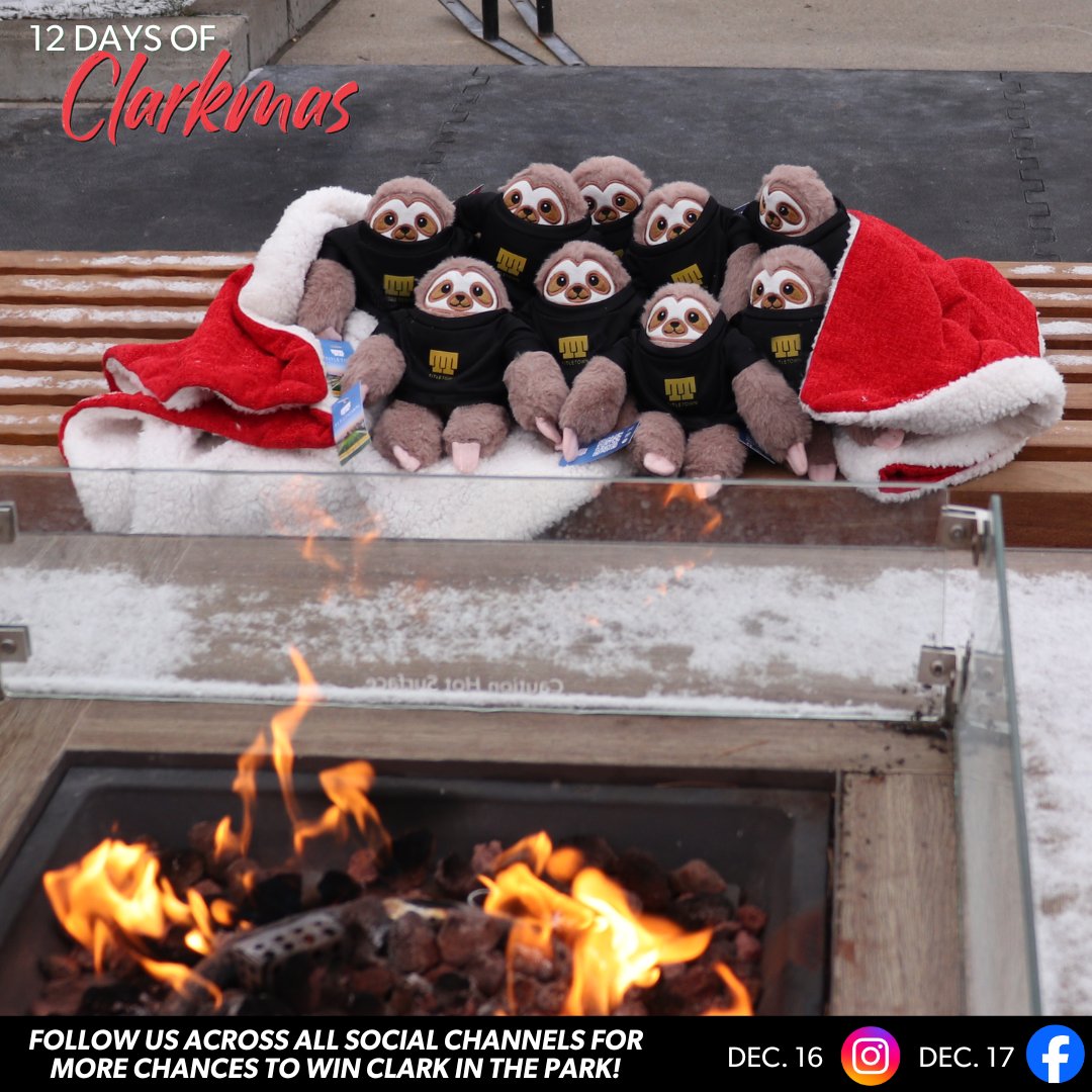titletown's tweet image. On the ninth day of Clarkmas, Titletown gave to me: nine Clarks getting warm by the fire! 🔥 Enter to win by liking + reposting this post! Must be following @titletown. 

#12DaysOfClarkmas