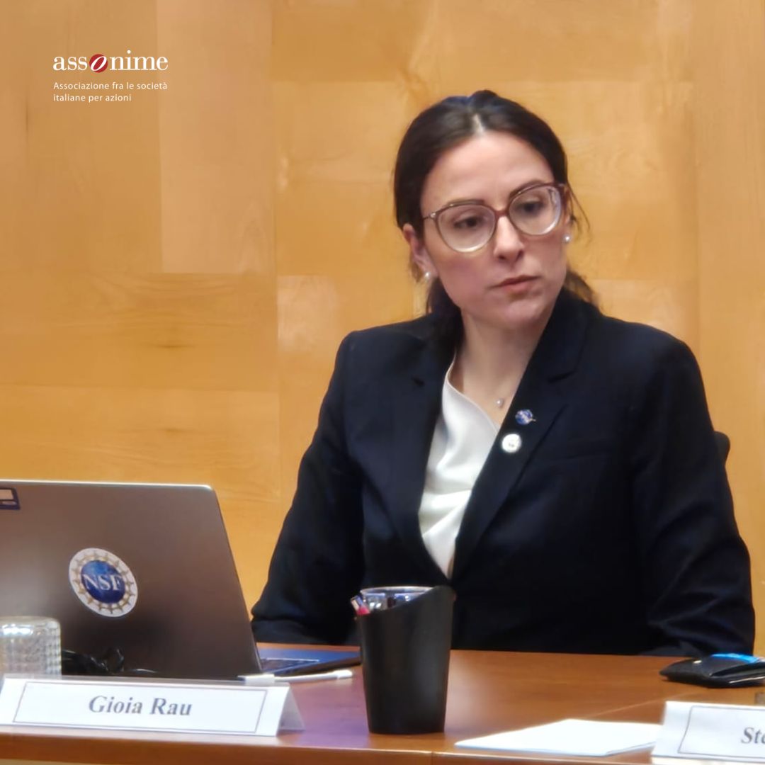 🛰️ Oggi <a href="/Assonime/">Assonime</a> ha ospitato Gioia Rau, astrofisica <a href="/NASA/">NASA</a> e Program Director <a href="/NSF/">U.S. National Science Foundation</a>. Un confronto sulla #SpaceEconomy, collaborazioni pubblico-privato, innovazione industriale, #sostenibilità e nuovi modelli economici nel settore #aerospaziale.