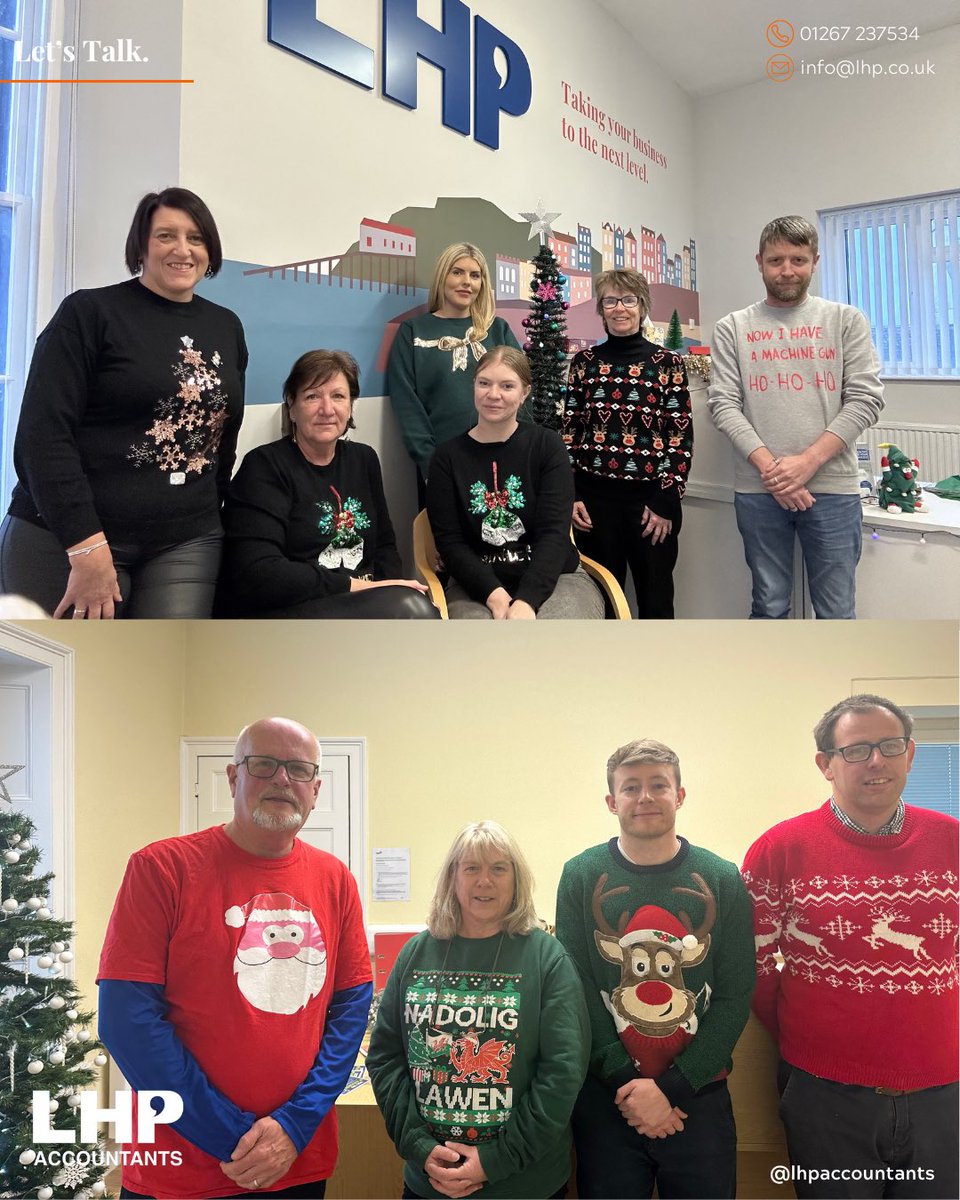 lhpaccountants's tweet photo. Christmas Jumper Day 2024, all our staff today getting involved today showcasing their jumpers!π
π
#accountants #accountancyfirm #christmasjumperday #christmasjumperday2024 #christmasjumperdayatwork https://t.co/vlmM8Hrocv