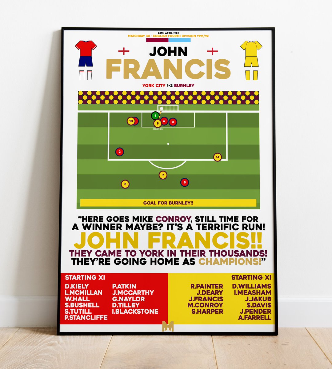 TurfCastPodcast's tweet image. 🎉 CLARETS PRINT GIVEAWAY!  

🎄 We’ve teamed up with @MezzalaDesigns to giveaway a  Burnley Framed Print of your choice for Xmas!

To Enter:
➡️ Follow @TurfCastPodcast &amp;amp; @MezzalaDesigns 
🔄 RT this post 
🏷️ Tag a friend

Closes 15th December ⏳

#twitterclarets