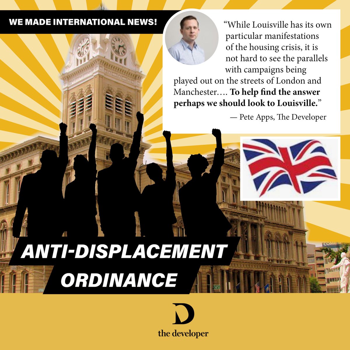 PUSHLouisville's tweet image. We made international 📰 ⚡️ Thanks @PeteApps  for covering the story! Stay tuned for our #2025PolicyProtectedTraining series! We want tenants globally to benefit from what we’ve learned.