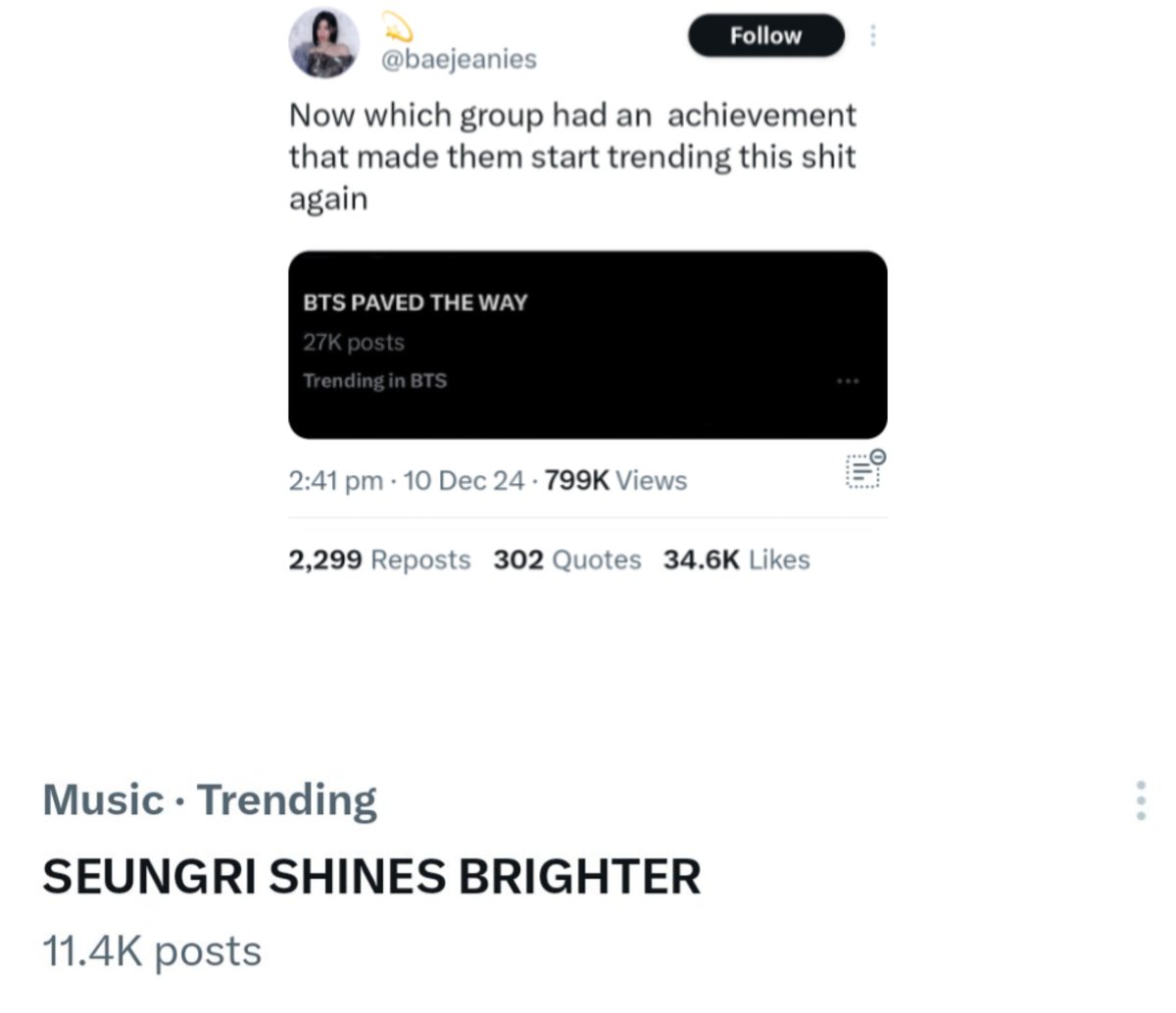 akgaepop's tweet photo. both were trending yesterday but kpop stans decided to complain about just one uhmmm https://t.co/pOAoQEb44r