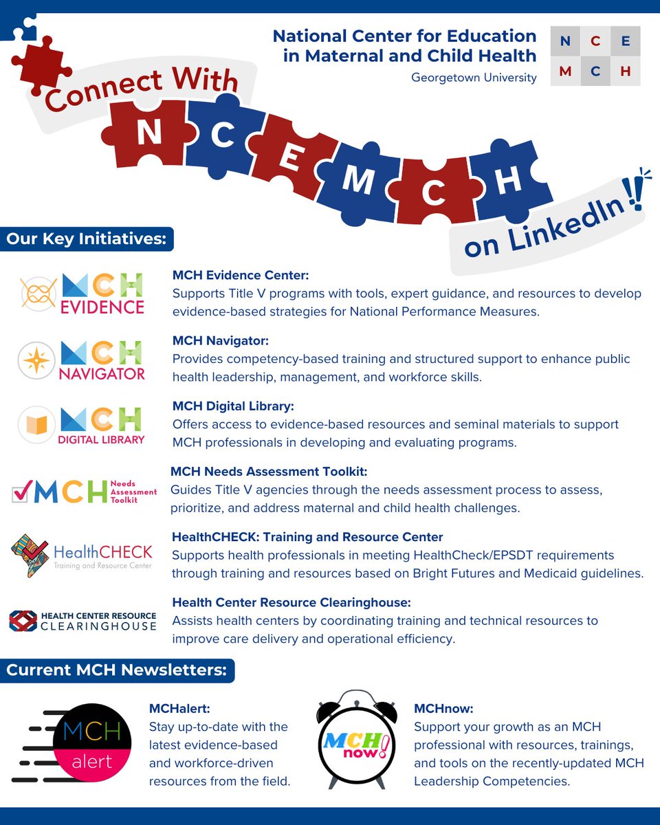 We're excited to announce that we're expanding our social media presence to LinkedIn as NCEMCH! linkedin.com/company/gu-nce…