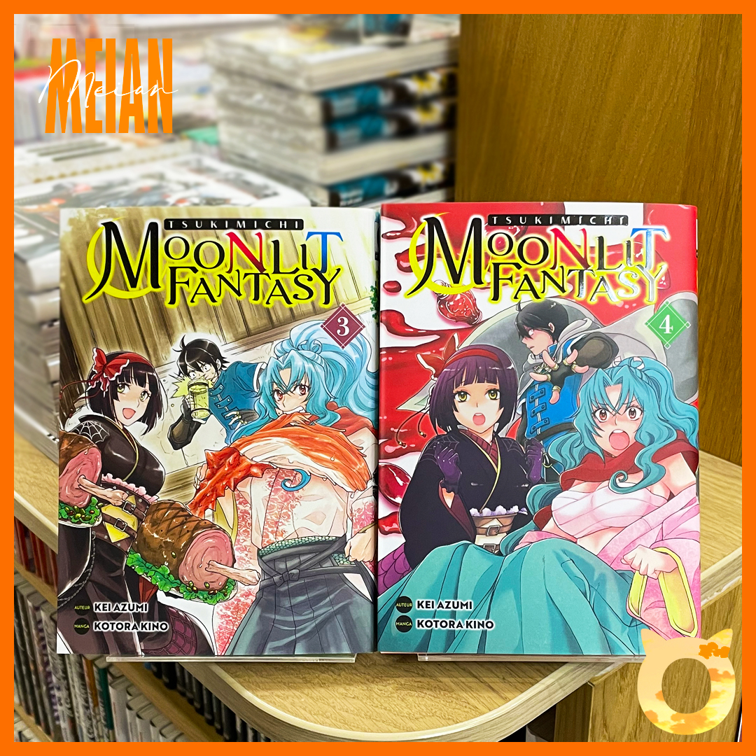 InokuMangaStore's tweet photo. Les nouveautés manga @MeianFR  du 13 décembre, à retrouver chez INOKU ✨

-> Reincarnated Into a Game as the Hero's Friend, tome 3
-> The Saint Whose Engagement was Broken, tome 4
-> Tsukimichi - Moonlit Fantasy, tomes 3 &amp; 4
-> OUT, tomes 5 à 8
-> Kengan Omega, tomes 17 à 20 🔥 https://t.co/SaX16maoNq