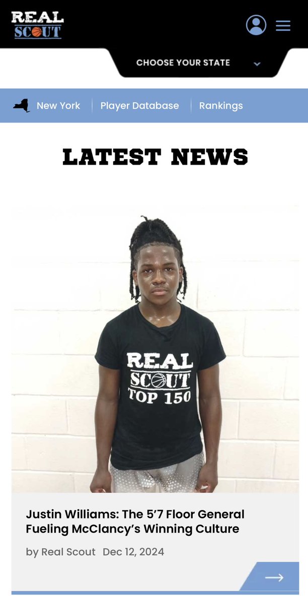 RealScoutBasketball- Nate Blue (@realscoutbball) on Twitter photo Justin Williams: The 5’7 Floor General Fueling Mcclancy’s Winning Culture
Profile: realscoutbasketball.com/player/justin-…
Full Story & Video ⬇️ Realscoutbasketball.com
<a href="/CoachAOlszewski/">Anthony Olszewski</a> <a href="/labc_nyc/">Lightning Amateur Basketball Club</a> <a href="/Teamcrate1/">Teamcrate</a> <a href="/RecruitTheBronx/">RecruitTheBronx</a> Justin Williams: The 5’7 Floor General Fueling Mcclancy’s Winning Culture
Profile: realscoutbasketball.com/player/justin-…
Full Story & Video ⬇️ Realscoutbasketball.com
<a href="/CoachAOlszewski/">Anthony Olszewski</a> <a href="/labc_nyc/">Lightning Amateur Basketball Club</a> <a href="/Teamcrate1/">Teamcrate</a> <a href="/RecruitTheBronx/">RecruitTheBronx</a>