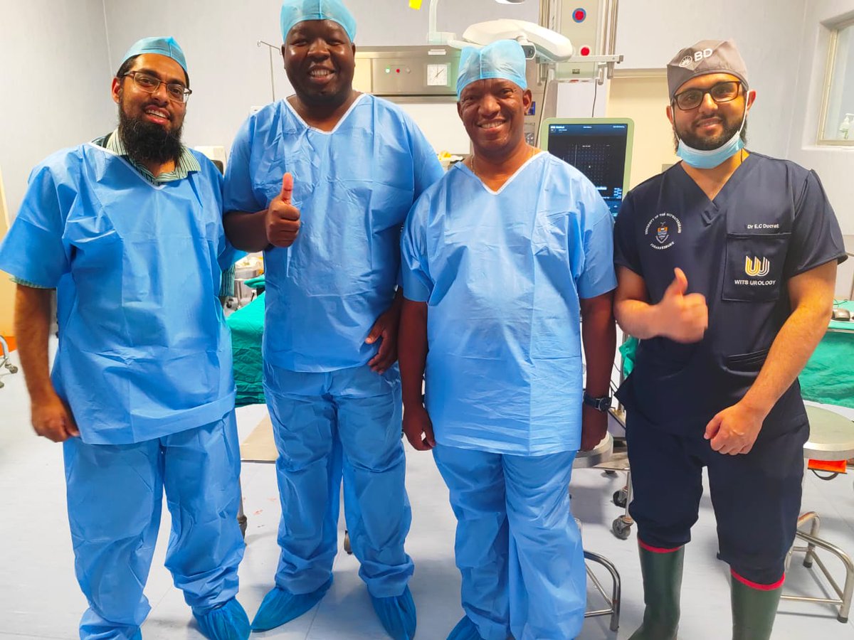 WitsRadOnc's tweet photo. The Wits Division of Radiation Oncology ran a successful workshop on Prostate Brachytherapy at Klerksdorp Hospital. Teaching the procedure expands access to prostate cancer therapy, and expands  the program we piloted at Chris Hani Baragwanath Hospital in 2021. https://t.co/cLzW6JaHLE