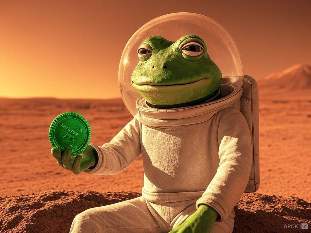 PoinOnEth's tweet photo. This meme coin super cycle is going to $MARS, not the moon.

$POIN on Mars soon!

$PEPE isn't just a #memecoin, #Pepe is THE memecoin!

#Pepecoin on #ETH!

https://t.co/izhDlQYgsA

$APU $TOAD $FROGE #Grok2images https://t.co/knuROmUOwB