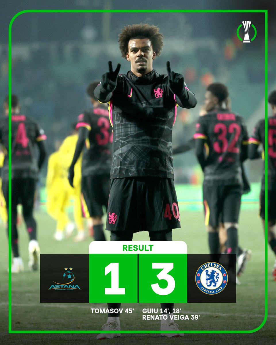 Conf_League's tweet photo. Chelsea make it five wins out of five in the Conference League 💫

#UECL | @ChelseaFC https://t.co/szA1TkwhhM
