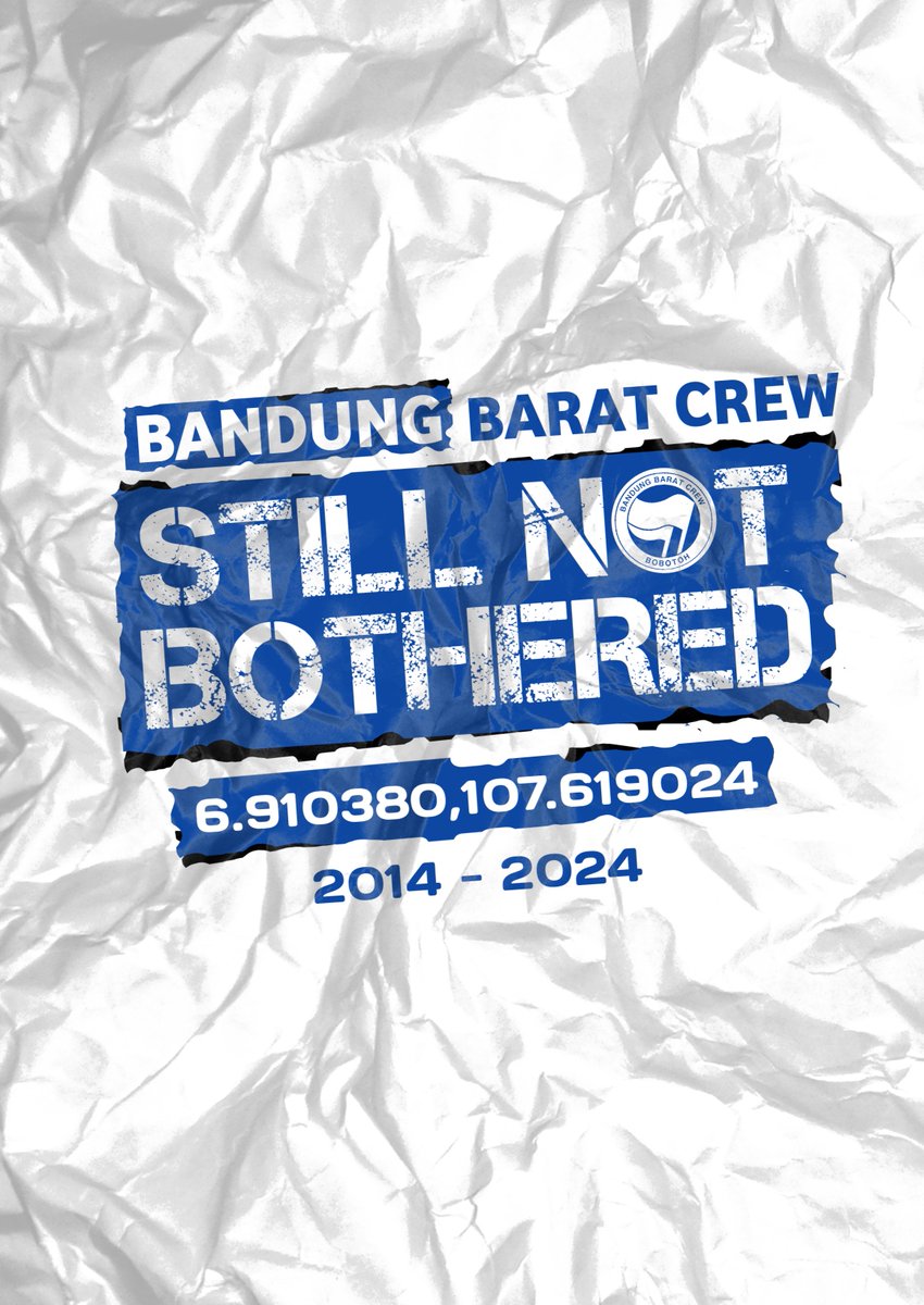 Bdgbaratcrew_'s tweet photo. 10 years of amazing moments, histories and memories, for many more to come, let's celebrate with a lads๐ซ
#StillNotBothered #1312 #1Dekade https://t.co/TKuocZO2s8