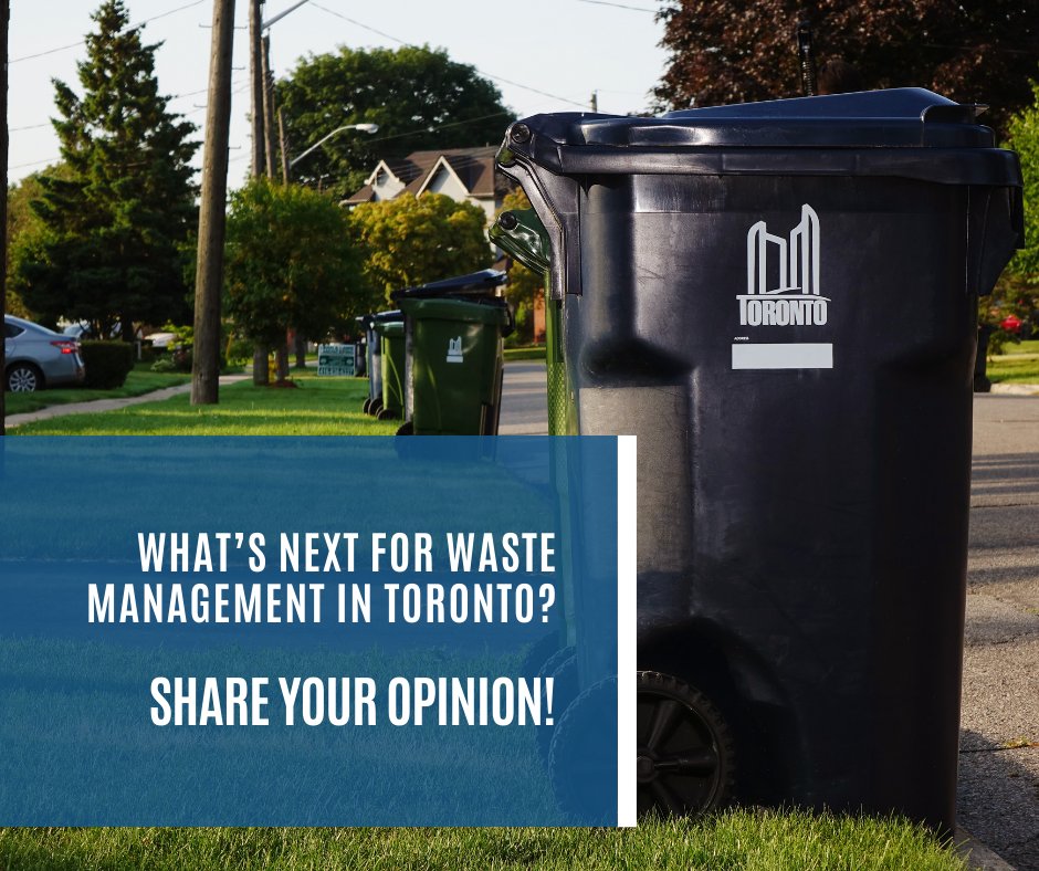 Toronto’s population is growing, &amp; so is the amount of waste we need to manage. 

We’re updating the Long-Term Waste Management Strategy to help identify ways to reduce waste over the next 10 years.

Share your input! Take the survey by December 20: toronto.ca/wastestrategy
