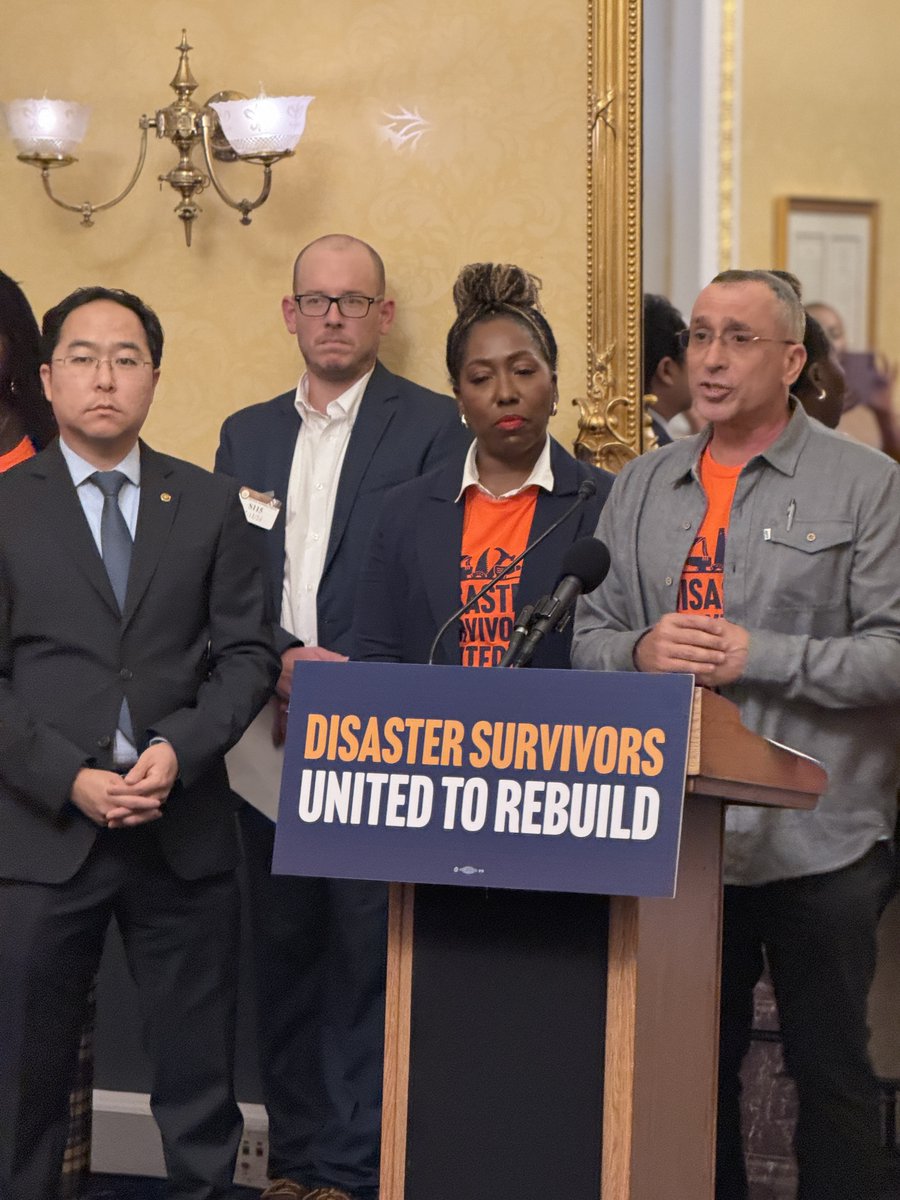 We're on day 3 of our #RebuildUS trip to DC! We're talking to our representatives, meeting fellow storm survivors, and speaking out in the press.

Want to join the fight? Add your name to boost us up during our last round of meetings with our reps: njorganizing.us/disasterfund