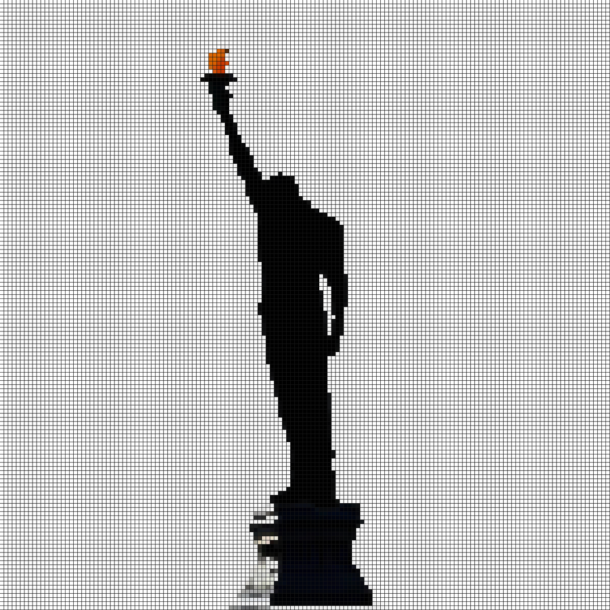(Meta art)🎨
This artwork inspired by the Statue of Liberty in New York was made for one of the biggest digital art collectors (<a href="/batsoupyum/">batsoupyum</a>)🗽

<a href="/batsoupyum/">batsoupyum</a> If you stare at this work for a few seconds, you will realize that this work is alive.🗽👀
