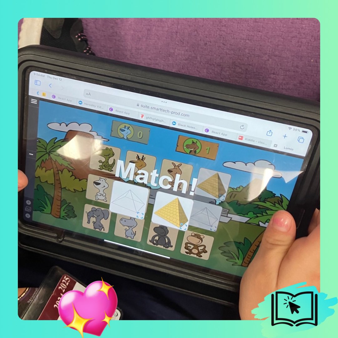 Kindergartners in <a href="/claudia_zubia/">Claudia Zubia</a>’s class at <a href="/HayesHawks/">Jeanette Hayes Elem</a> are identifying 3D shapes in our <a href="/LumioSocial/">Lumio 💛</a> lesson! We used models and real objects to identify and describe 3D shapes!⚽️📦🥫
#KISDelemtech