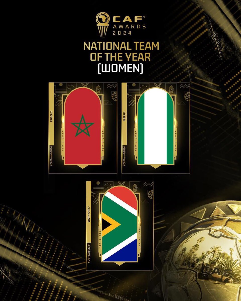 CalvinChikenge's tweet image. CAF? 

Copper Queens qualified for the Olympics, the biggest competition in 2024 and won the COSAFA Championship, but they are still unfit to be on this list. 

What did South Africa and Morocco, who failed to qualify for the Olympics, do that Zambia didn’t?