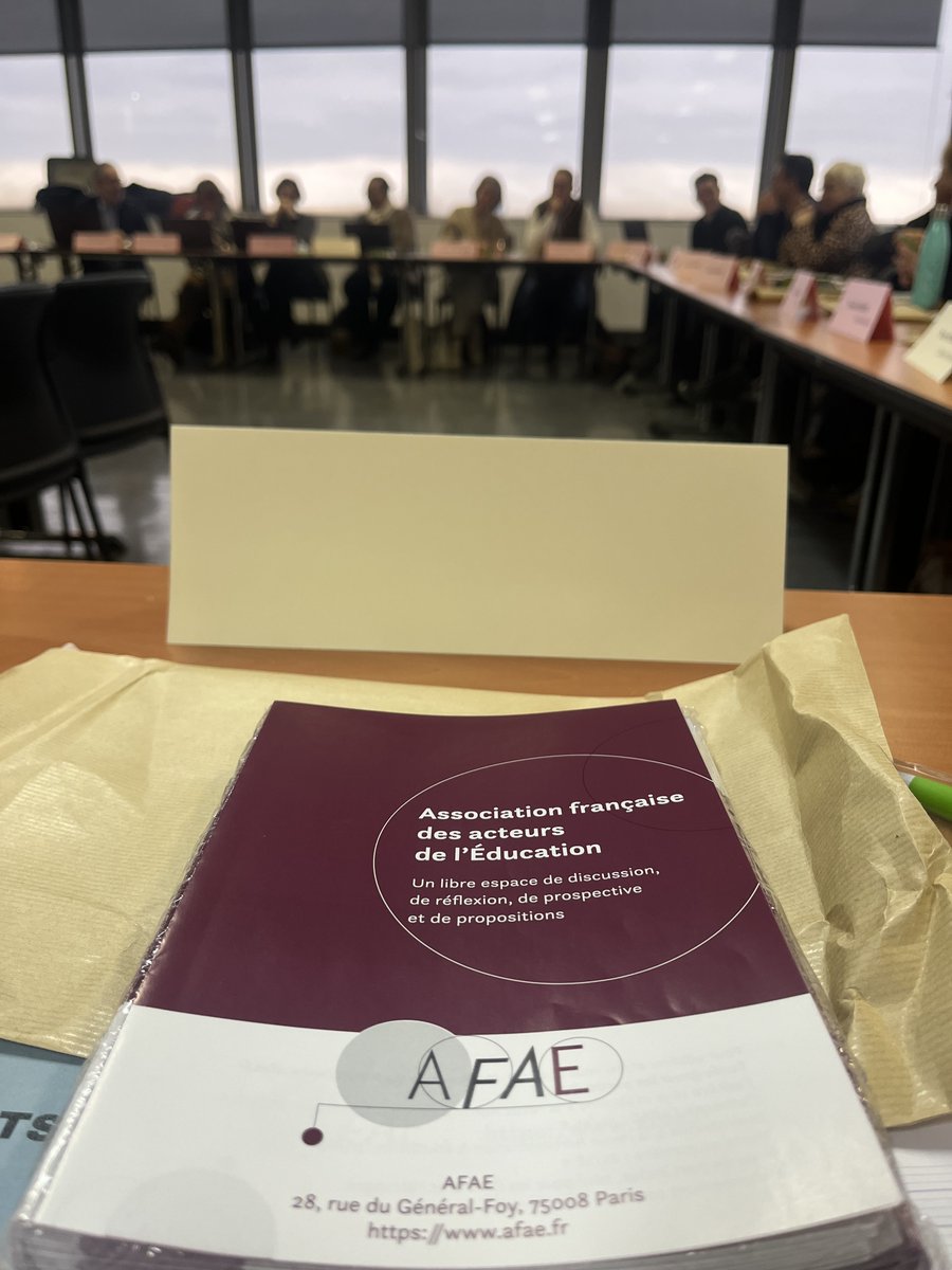 MounierTon28053's tweet photo. Mercredi 11 décembre 2024:
Réunion nationale des responsables académiques de l’Afae.
Le président  de l’AFAE William Marois a réuni tous les responsables académiques de l’AFAE à l’ENCPB pour coordonner les activités académiques et nationales de l’association.
@afae_fr @AcReims https://t.co/2WABFvgafd