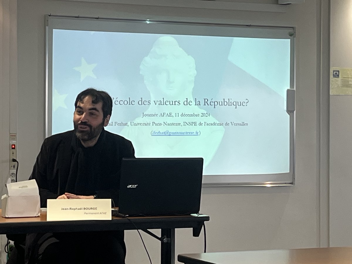 Mercredi 11 décembre 2024:
Réunion nationale des responsables académiques de l’Afae.
Le président  de l’AFAE William Marois a réuni tous les responsables académiques de l’AFAE à l’ENCPB pour coordonner les activités académiques et nationales de l’association.
<a href="/afae_fr/">A.F.A.E.</a> <a href="/AcReims/">Académie de Reims</a>