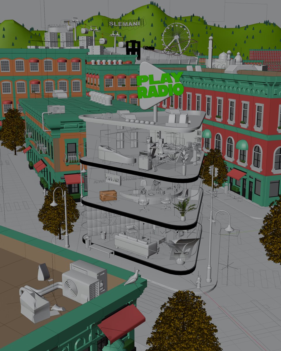 Artwork for a local Radio Station 
+ Blender Render BTS

#artwork #blender3d