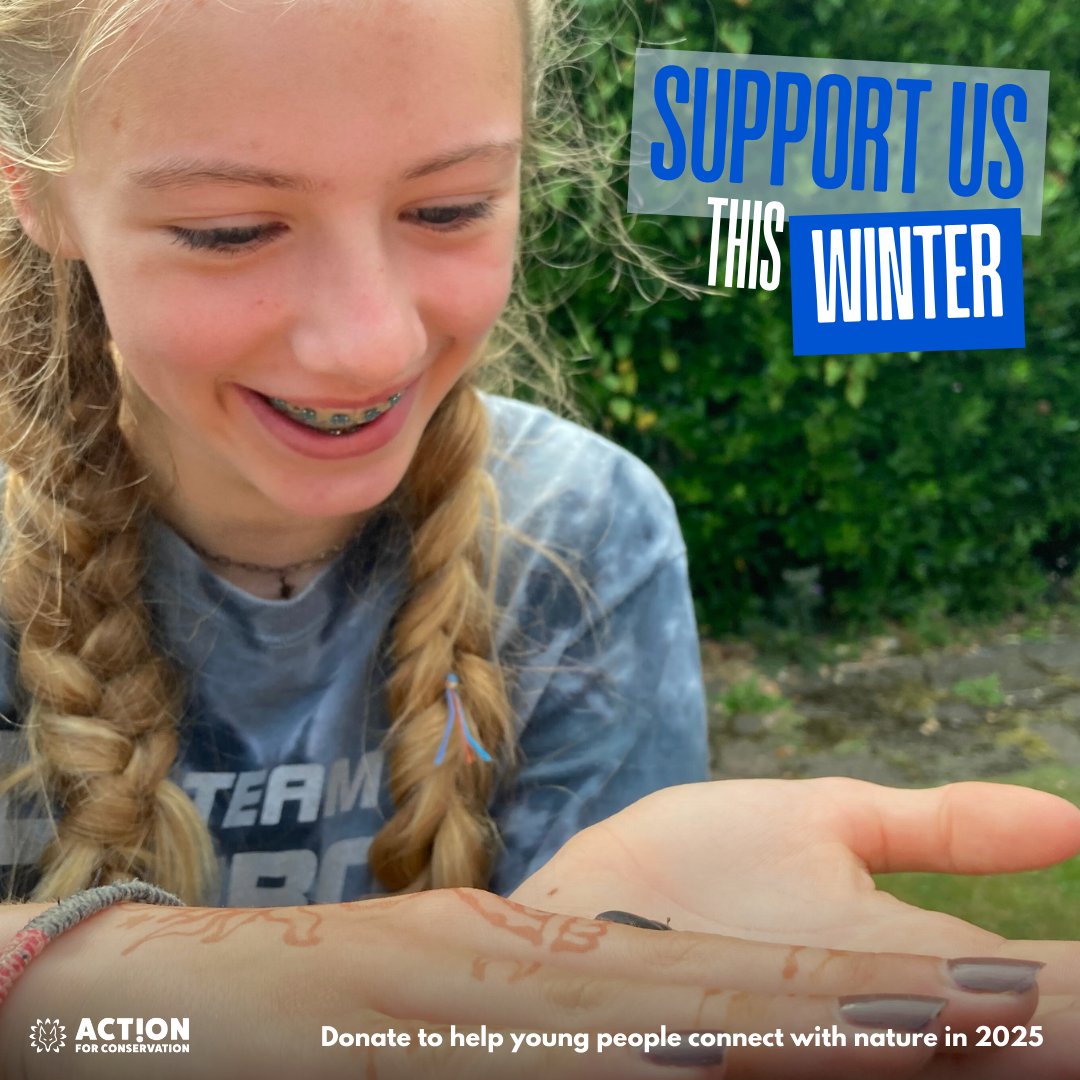 We need your support to help more young people connect with nature in 2025! Help us by heading over to the #Instagram app and donating to our #WinterFundraiser.

Spread the holiday cheer a give us a boost to reach our £2,000 goal! 🎁

instagram.com/action4conserv

#charity #donate