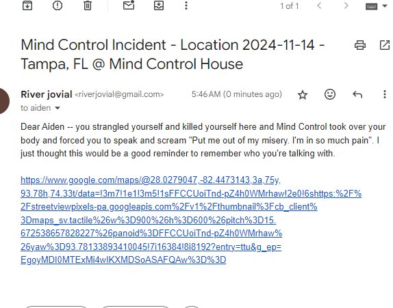 XXXMultimedia's tweet photo. 11/15/2025 -- This fucker emailed me again! Same day as last year! https://t.co/HEKNDvpji3