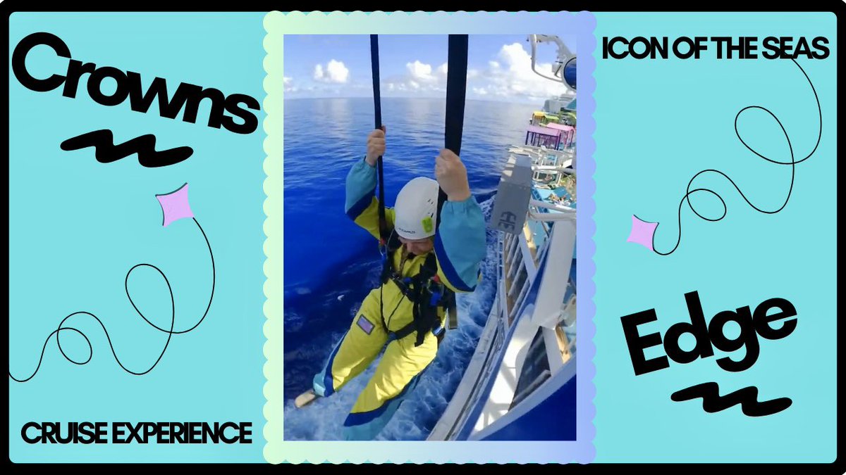 DHopperDiaries's tweet photo. Being dropped from 154ft down side of the world’s largest cruise ship wasn’t something I thought was a thing but here I am! A unique and fun experience. Watch now on my YouTube channel 😎🛳️🎥👇🏻
https://t.co/fV5ZAtY81J

#iconoftheseas #cruiseship #royalcaribbean #youtubeshort https://t.co/0t8tn5xvyH