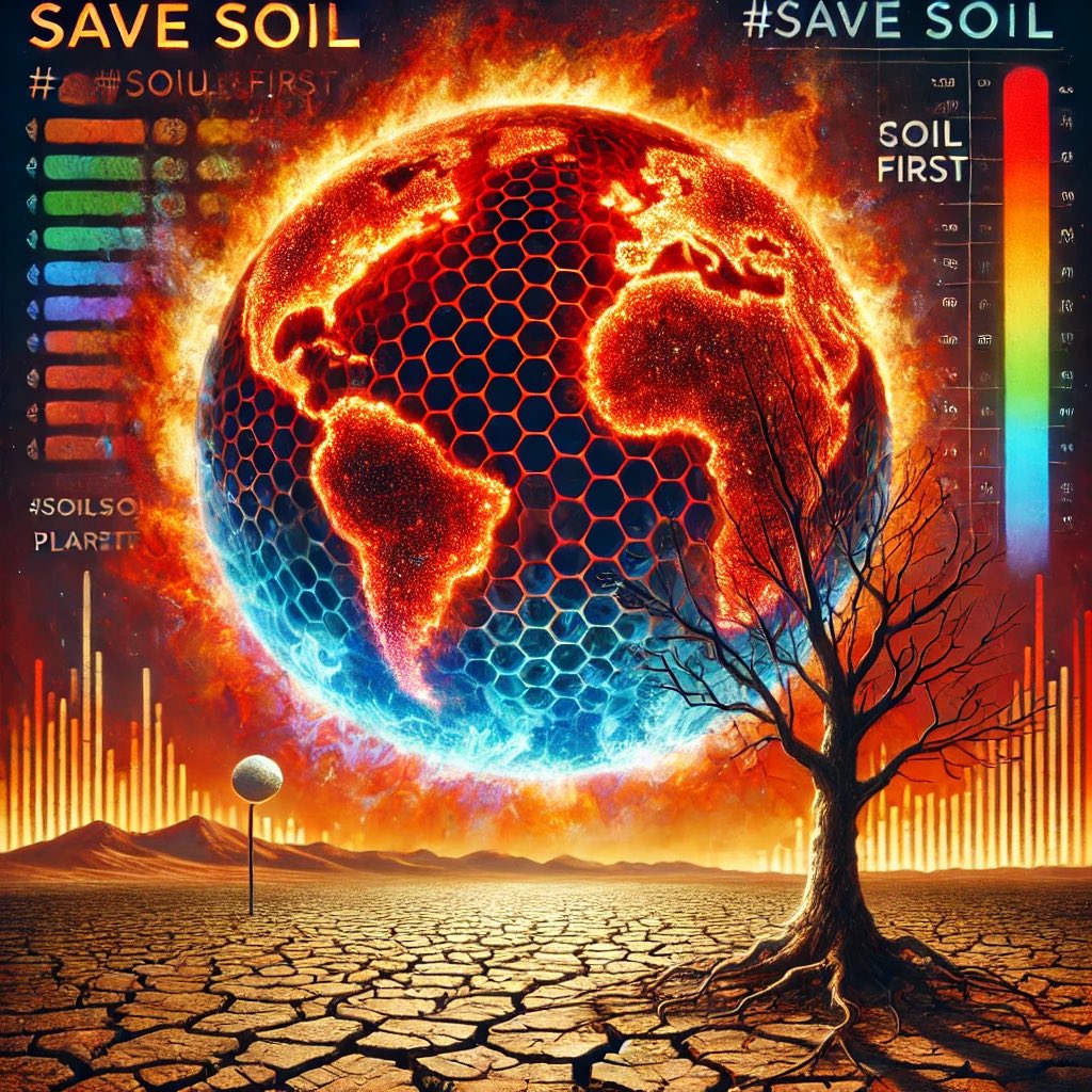 GuardianForSoil's tweet photo. 🌍 Urgent Action Needed!
2024 is on track to become the hottest year in history—surpassing even 2023. Let’s act now to mitigate climate change by focusing on soil health, the foundation of our planet’s ecosystems.

#SaveSoil #SoilFirst #ConsciousPlanet https://t.co/rnXGk5MoFw