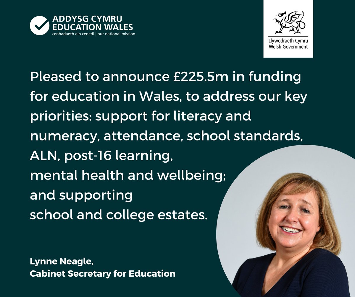 Read the statement from the Cabinet Secretary on our £225.5m funding
gov.wales/2255m-funding-…