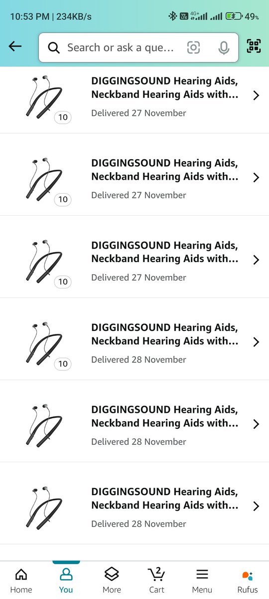 SaifSha72804171's tweet image. Amazon Fake working 
@amazonIN
@amazonnews
#AmazonFake
Order 10 qty 
Order I'd 408-2768510-0923561
10 qty 
Order I'd
408-4671482-2109927
I'm Buying Total 44 qty 25 November 2024 
Showing order delivered 28 November 2024  but order not received I'm many time complain for Amazon