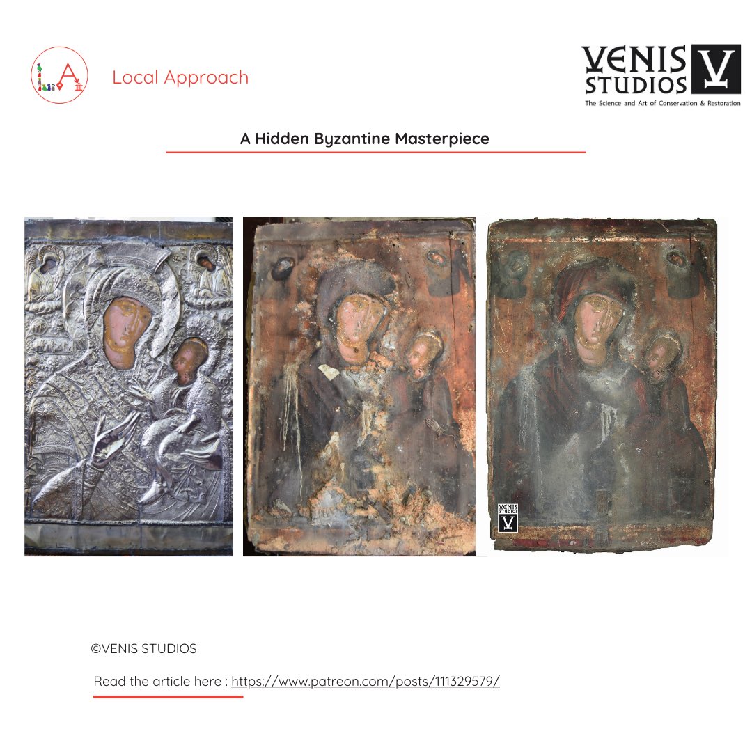 🏯✨ Unveiling a Hidden Treasure: Rare 14th-16th century Byzantine icon discovered on Istanbul's Princes' Islands! 

🖼️ This incredible double-sided masterpiece features: • 👸 Virgin Mary Eleousa • 🔀 The Descent into Hades

patreon.com/posts/117301630

#historicalpreservation
