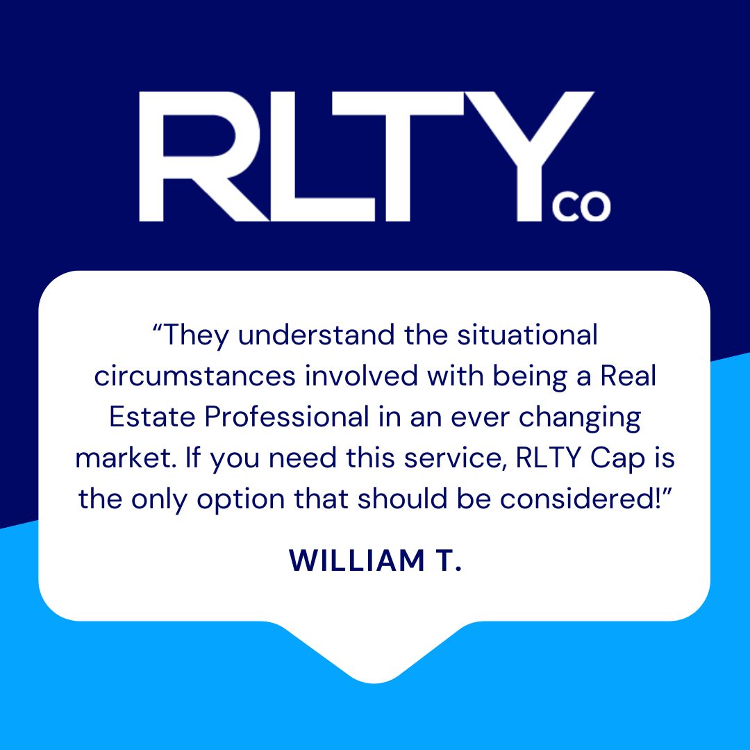 Rlty_Co's tweet photo. Thank you, William, for the kind words! We’re thrilled to make the process seamless and support real estate professionals every step of the way.

#RLTYCap #RealEstateExperts https://t.co/bGbmusAcha