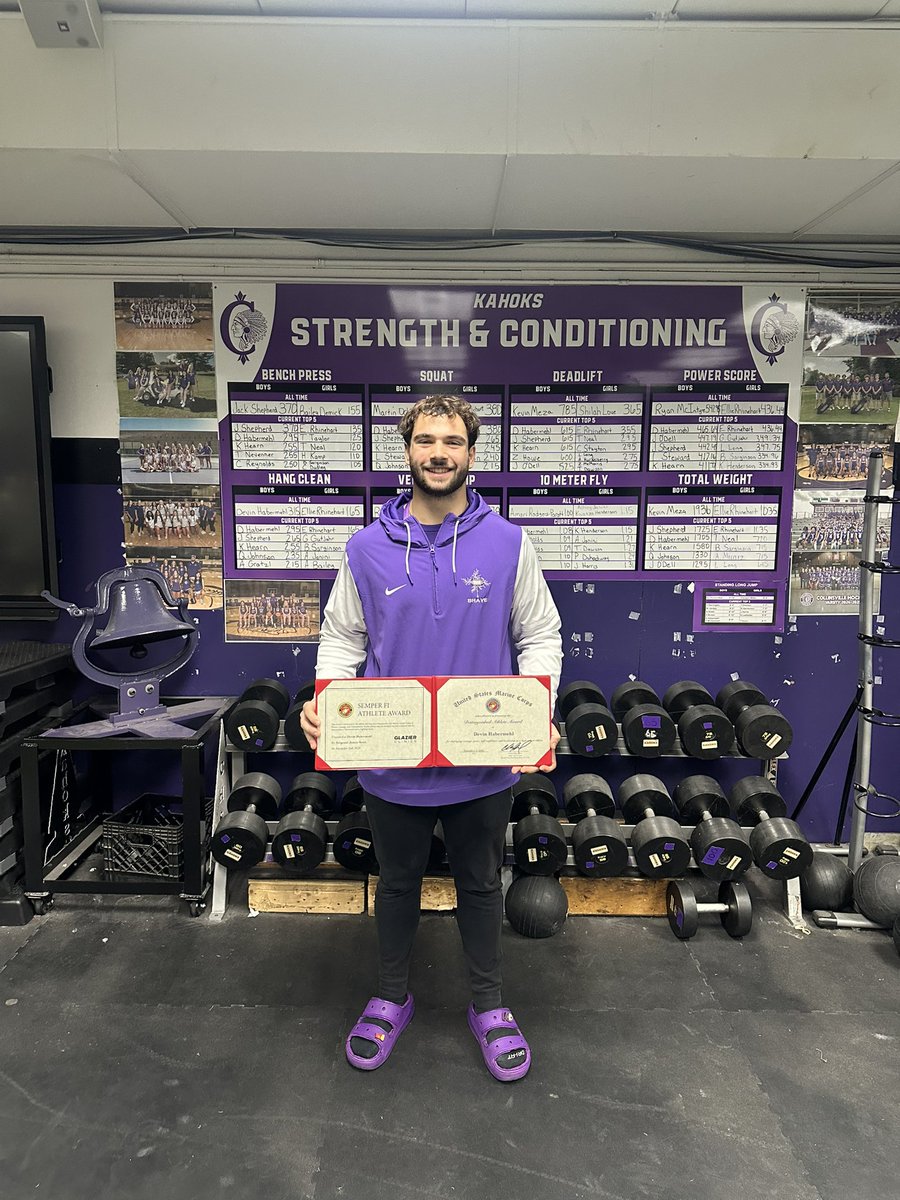 Collinsville Kahok Football (@kahokgridiron) on Twitter photo Congratulations to <a href="/dhabermehl99/">Devin Habermehl</a> for earning the Semper Fi Award and Distinguished Athlete Award presented by the <a href="/USMC/">U.S. Marines</a> and <a href="/GlazierClinics/">Glazier Clinics</a> Congratulations to <a href="/dhabermehl99/">Devin Habermehl</a> for earning the Semper Fi Award and Distinguished Athlete Award presented by the <a href="/USMC/">U.S. Marines</a> and <a href="/GlazierClinics/">Glazier Clinics</a>
