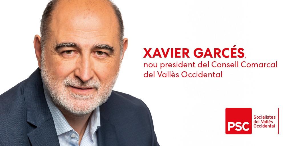 🎉✨ Felicitats, <a href="/xaviergarcesbdv/">Xavier Garcés</a> per la teva elecció com a nou president del Consell Comarcal del Vallès Occidental! 

La teva dedicació, compromís i experiència són un gran actiu per a la nostra comarca. 

Endavant, Xavier! 💪🏼🌟

#VallèsOccidental #ÉsTempsDeVallès