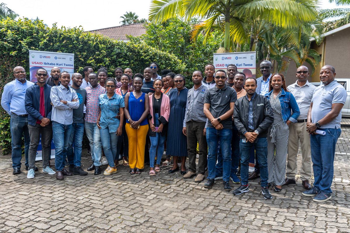 USAID-Ibitabo Kuri Twese (@usaid_ikt) on Twitter photo Today, a <a href="/REBRwanda/">Rwanda Basic Education Board</a> representative officially closed the 4-day writers' workshop on Title Development conducted by <a href="/USAID_IKT/">USAID-Ibitabo Kuri Twese</a>. He emphasized: "You now have many skills to enhance your work. Reflect on any gaps, use these skills, and I’m confident readers will benefit greatly!" Today, a <a href="/REBRwanda/">Rwanda Basic Education Board</a> representative officially closed the 4-day writers' workshop on Title Development conducted by <a href="/USAID_IKT/">USAID-Ibitabo Kuri Twese</a>. He emphasized: "You now have many skills to enhance your work. Reflect on any gaps, use these skills, and I’m confident readers will benefit greatly!"
